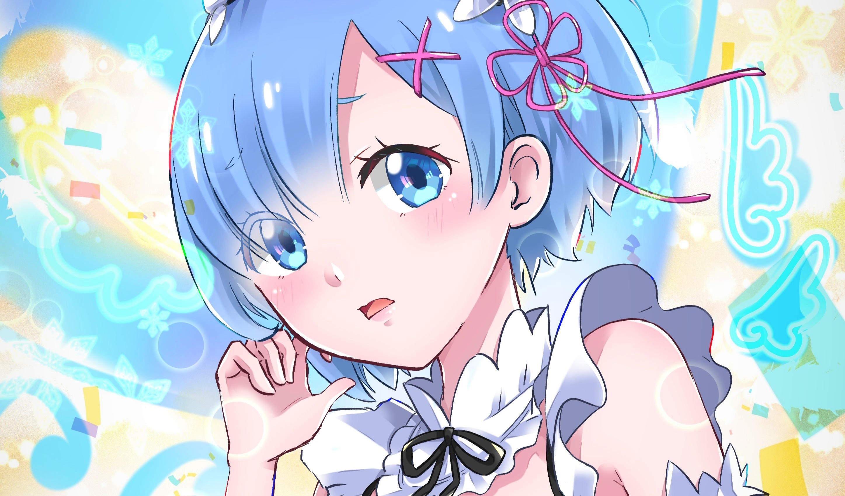 Rem from Re:ZERO -Starting Life In Another World- HD Wallpaper