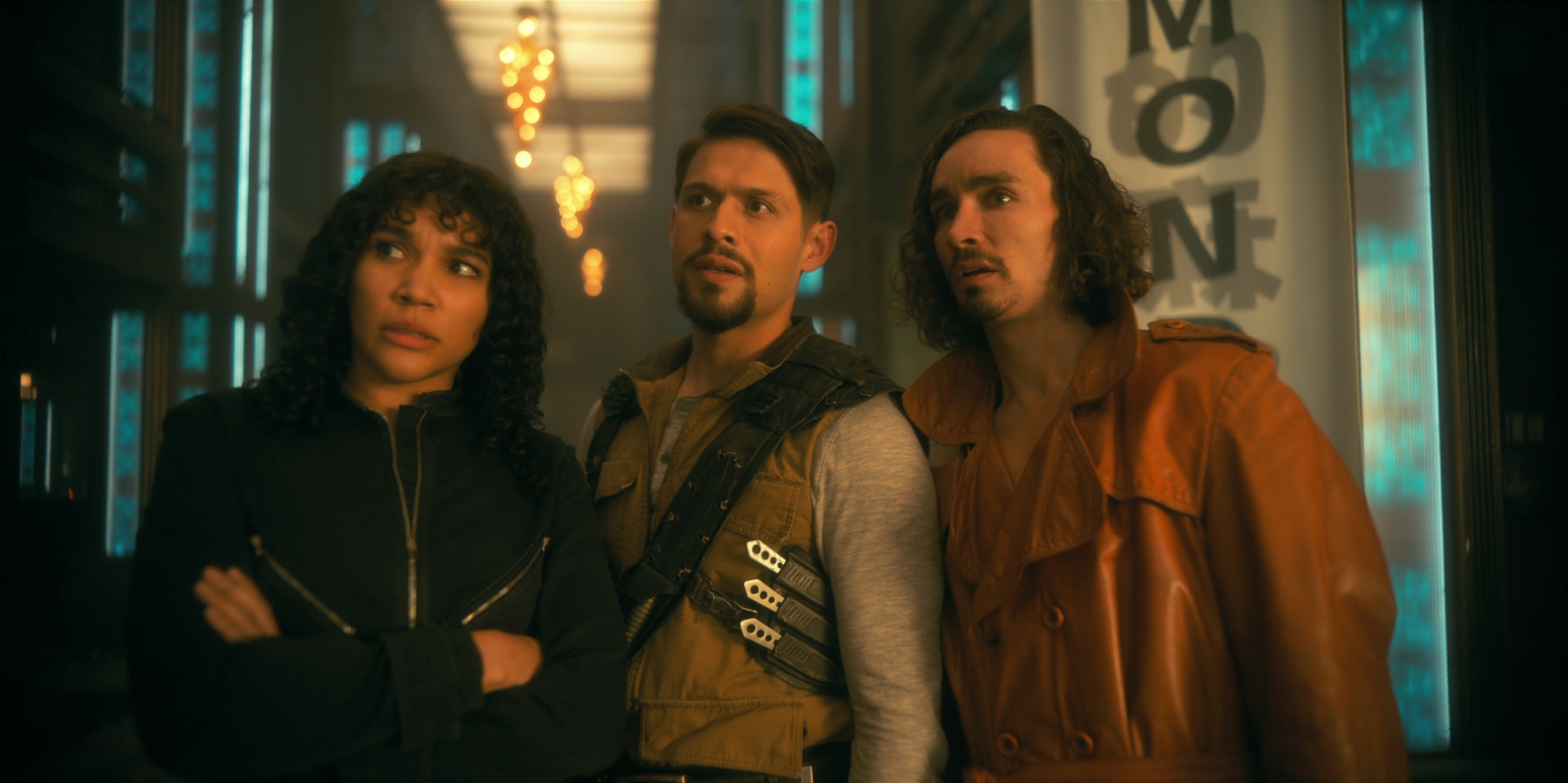 Three characters from The Umbrella Academy HD Wallpaper