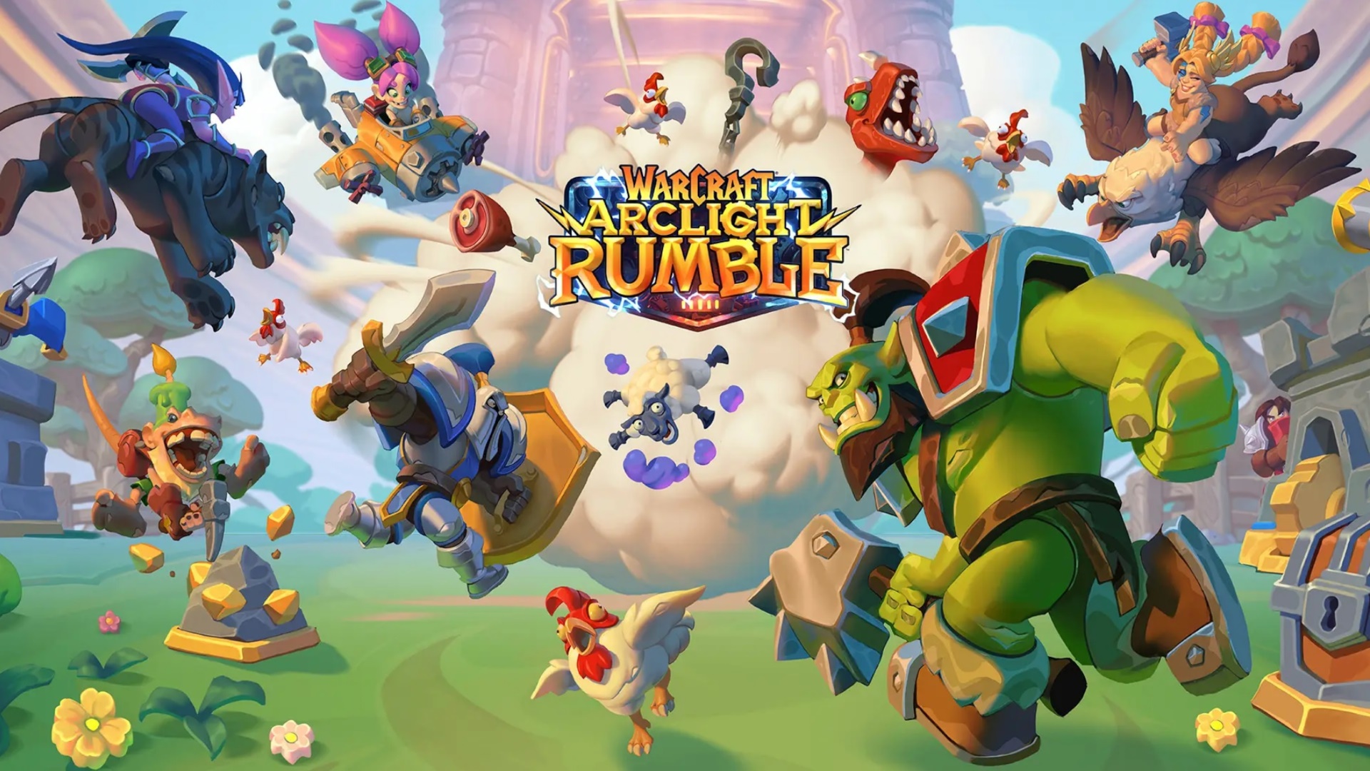 Warcraft Arclight Rumble characters and creatures HD Wallpaper