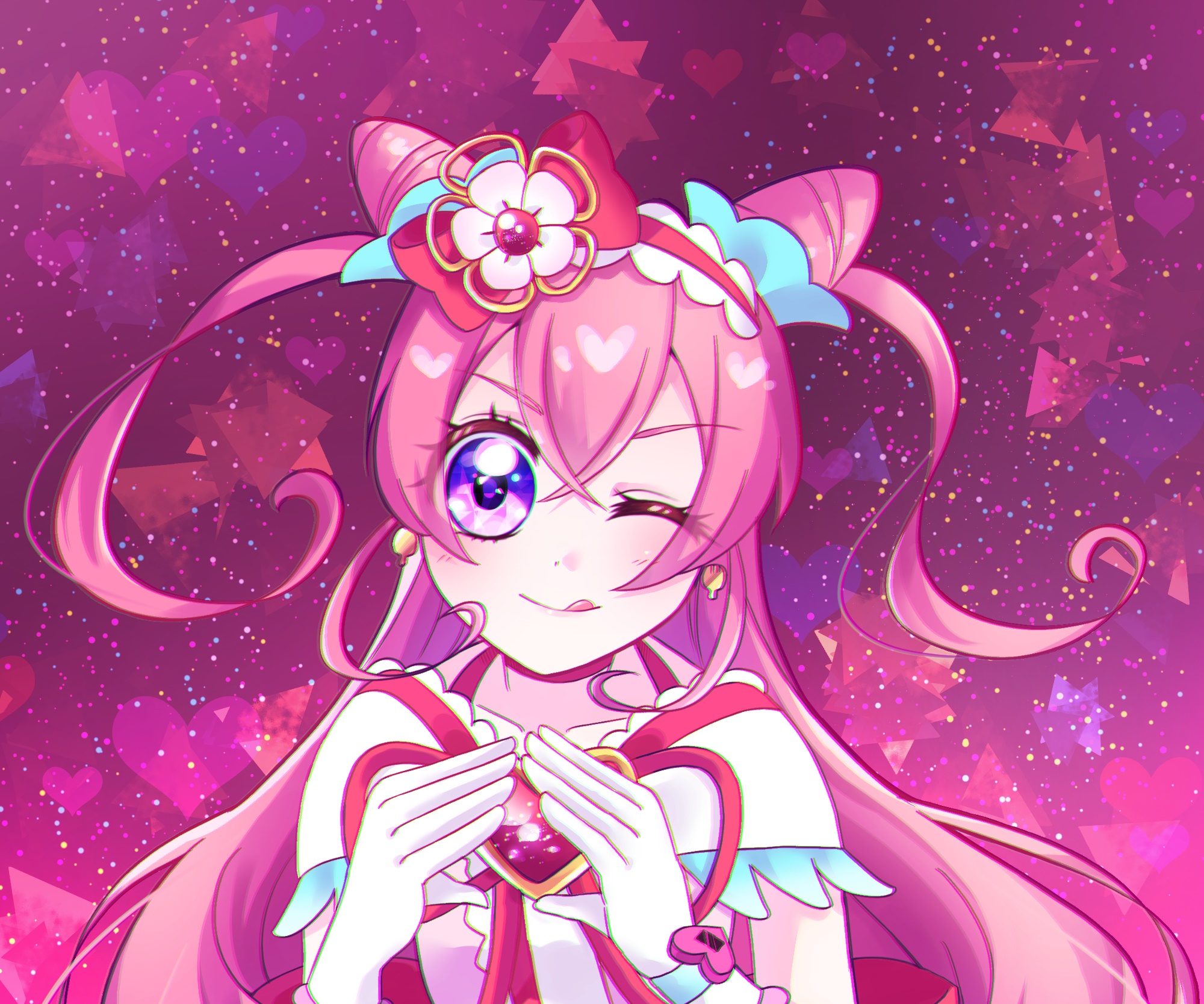 Cure Precious from Delicious Party♡Precure HD Wallpaper