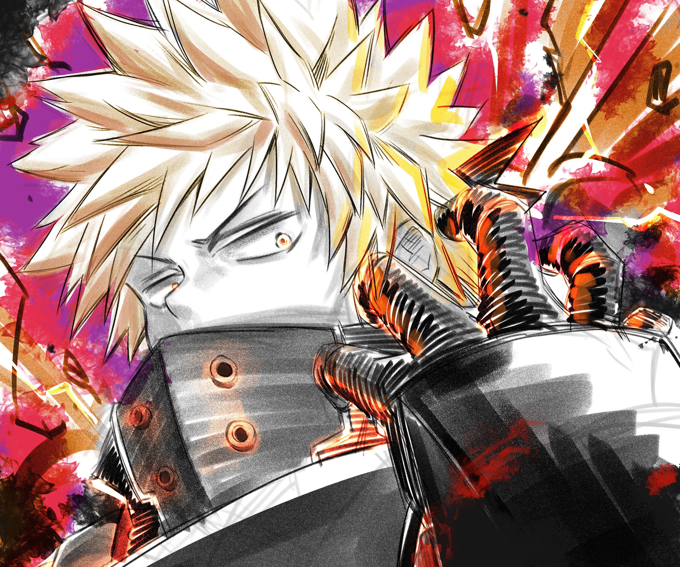 Katsuki Bakugou from My Hero Academia HD Wallpaper