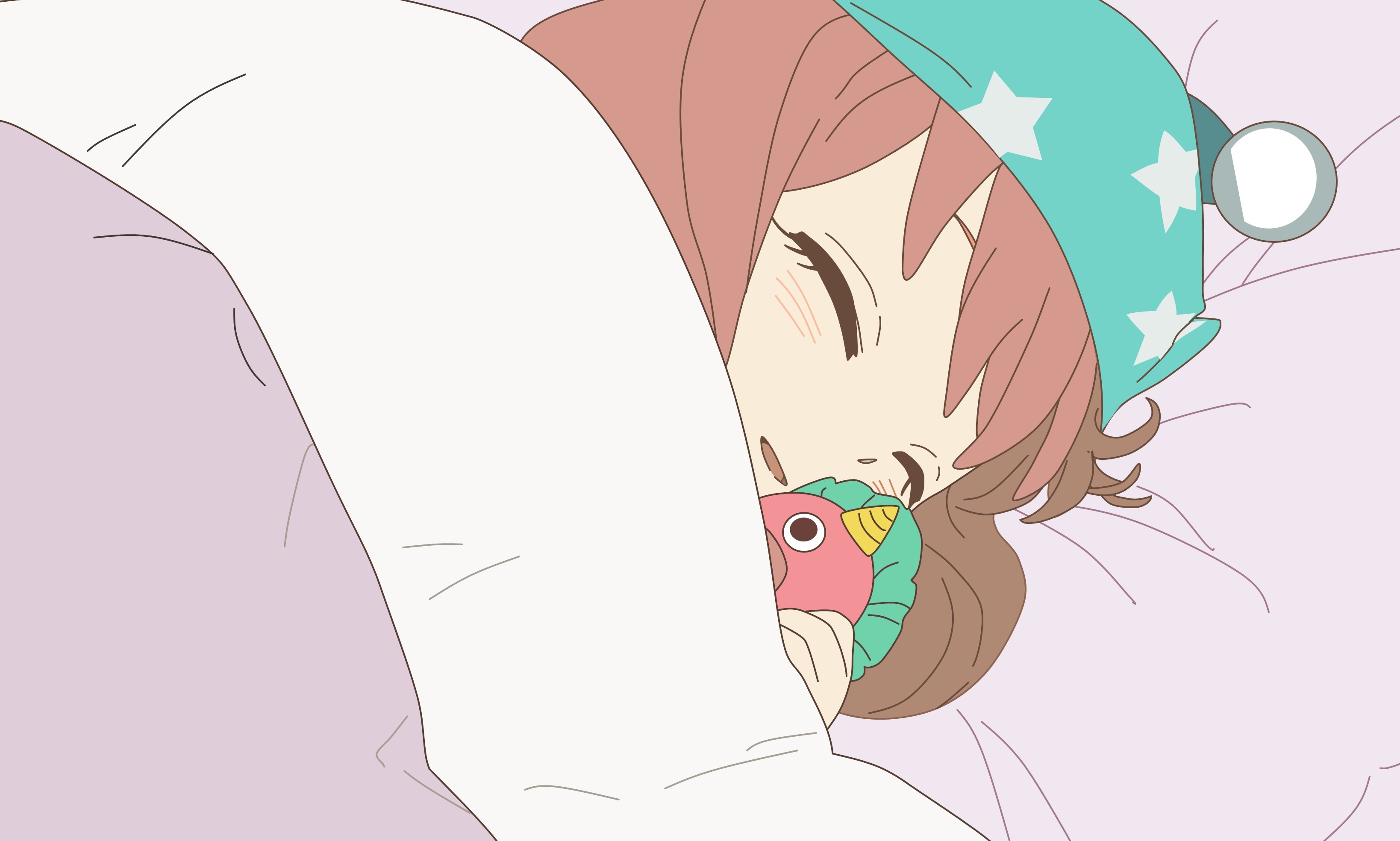Anya Forger from Spy X Family sleeping HD Wallpaper
