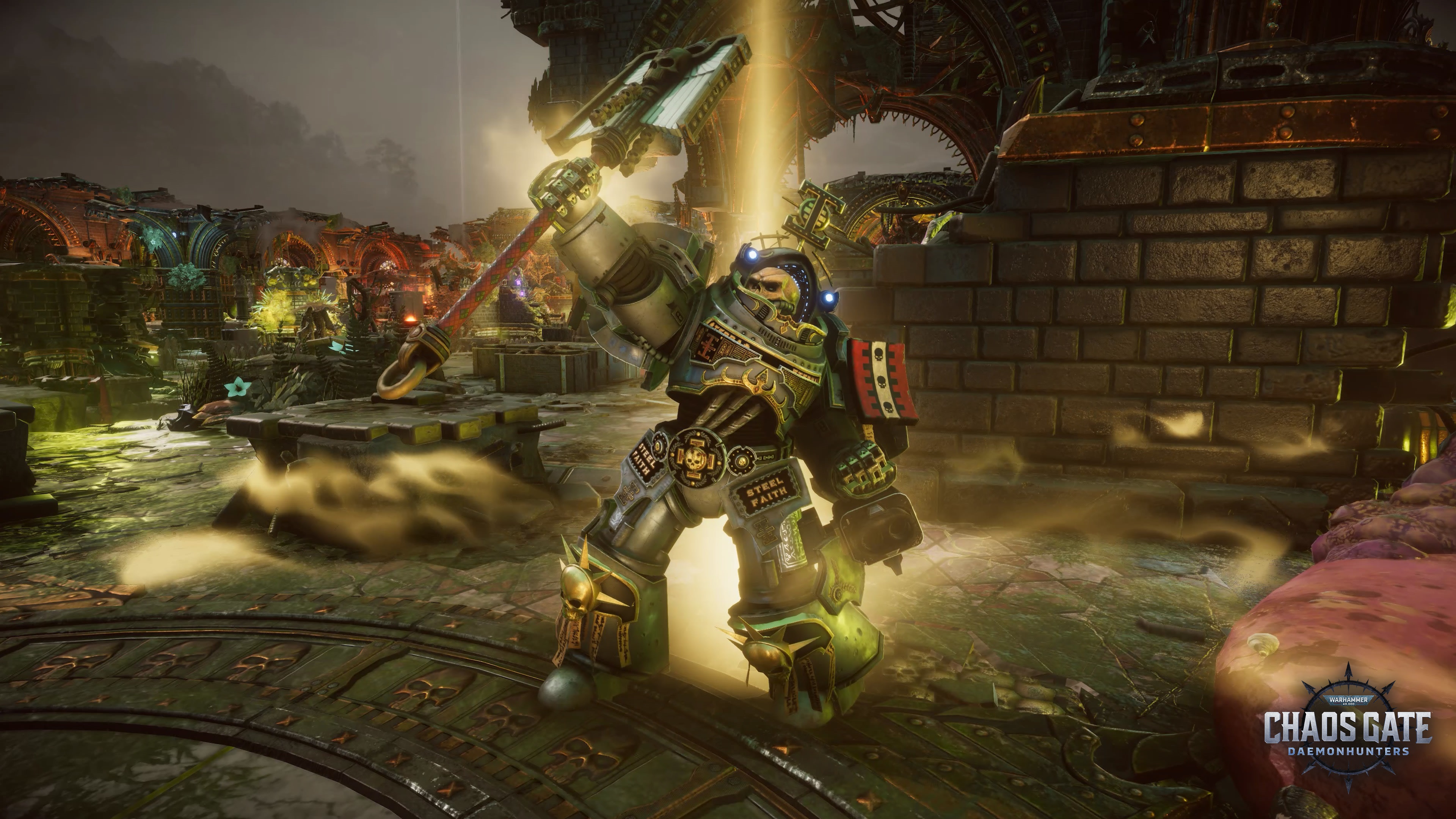 Space Marine from Warhammer 40,000: Chaos Gate - Daemonhunters 4K HD Wallpaper