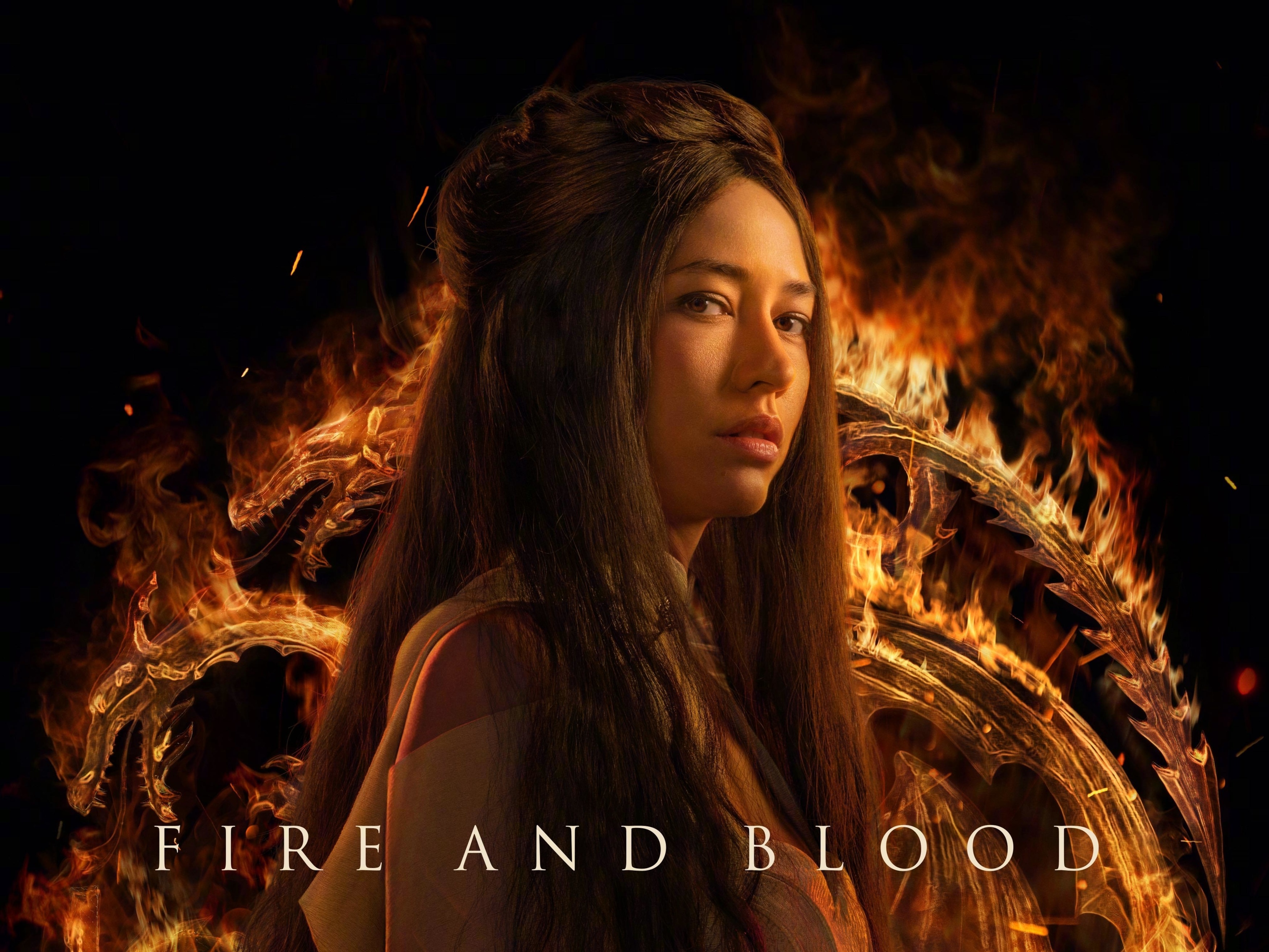 Fire and Blood from House of the Dragon HD Wallpaper