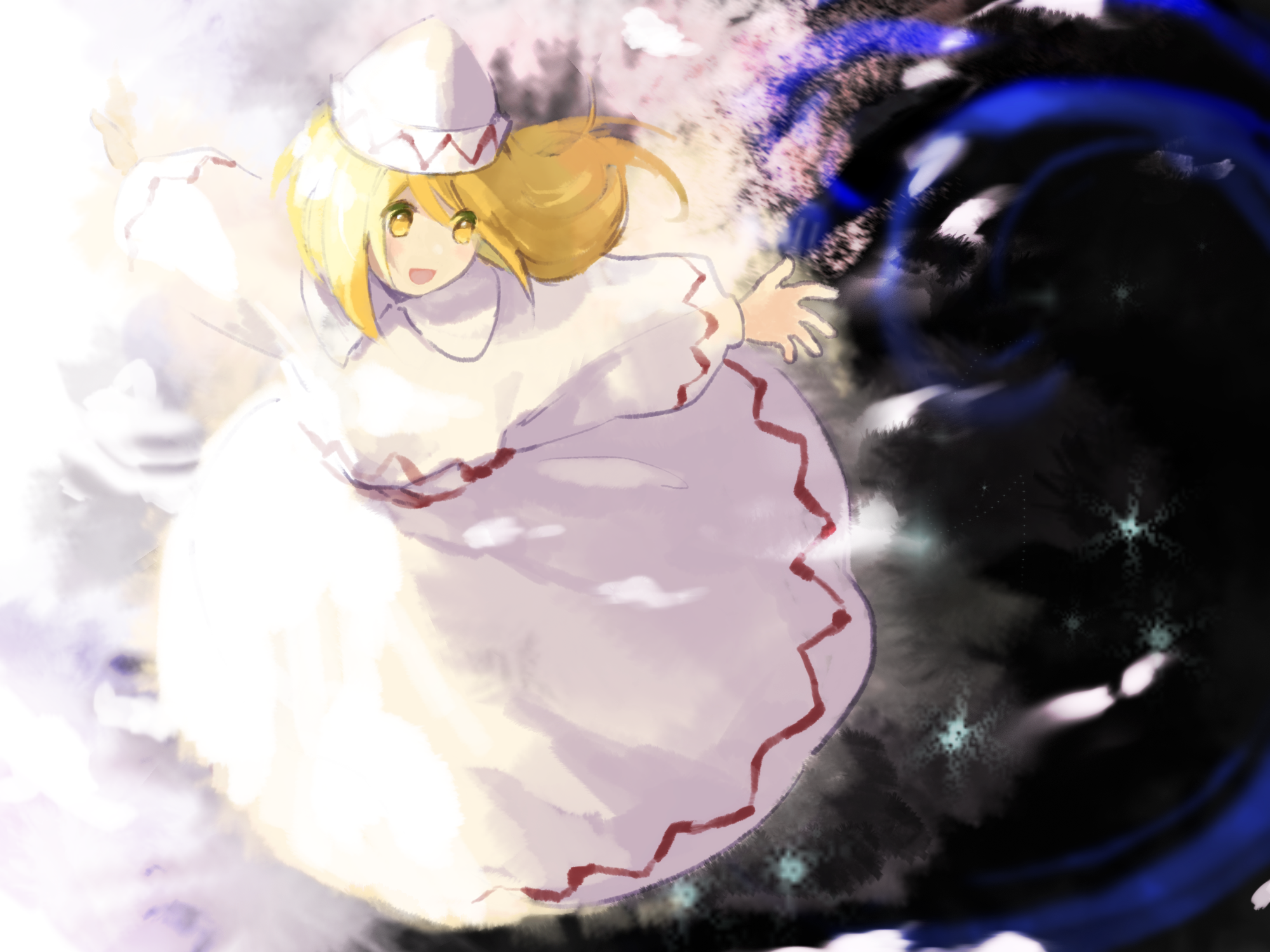 Lily White from Touhou Project HD Wallpaper