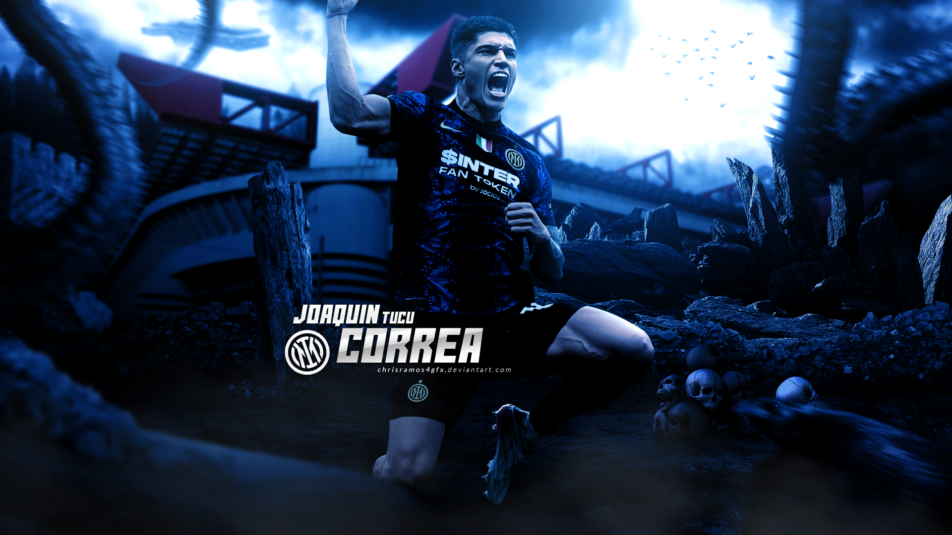 Joaquín Correa from Inter Milan HD Wallpaper