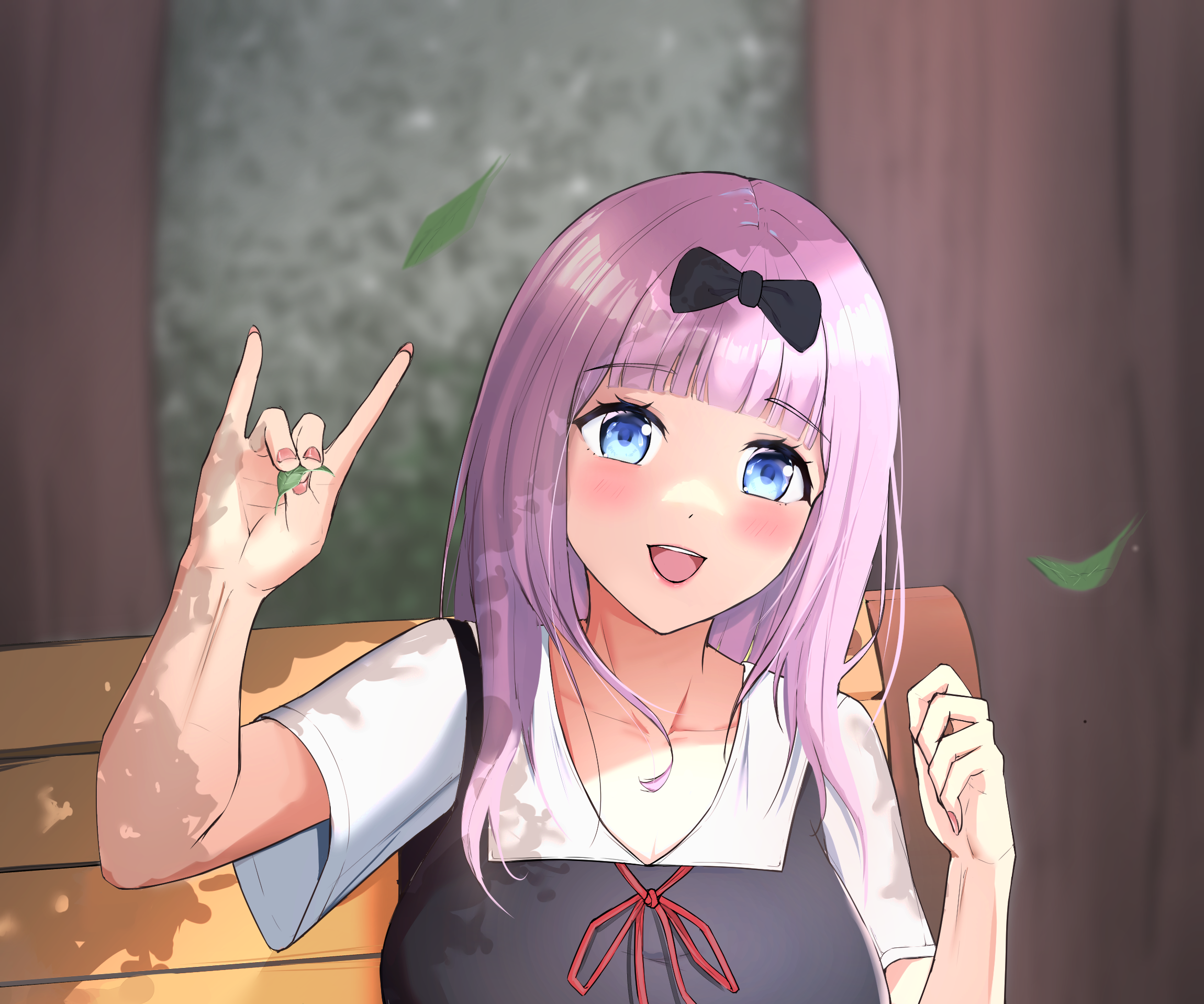 Chika Fujiwara from Kaguya-sama: Love Is War HD Wallpaper