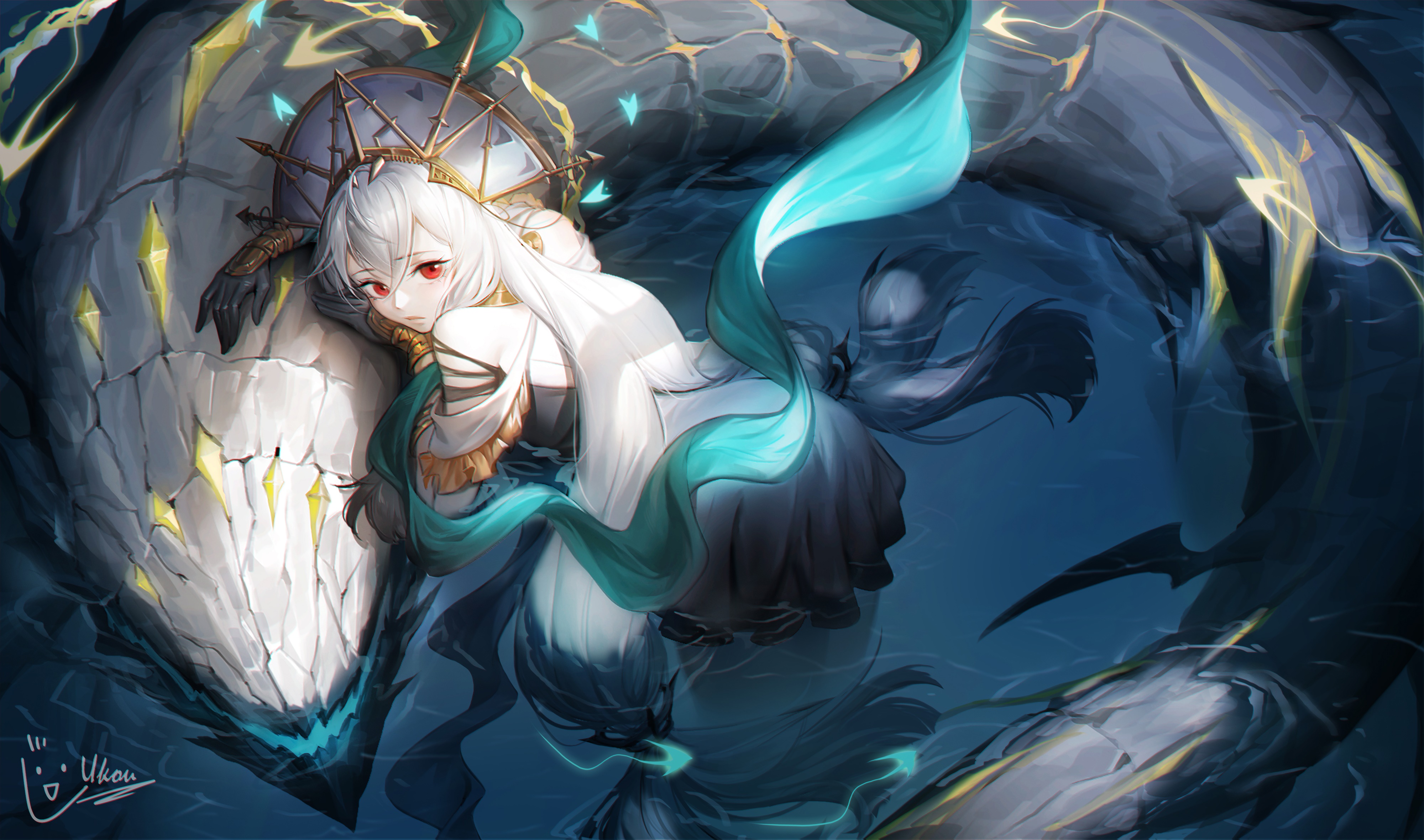Skadi from Arknights 4K HD Wallpaper