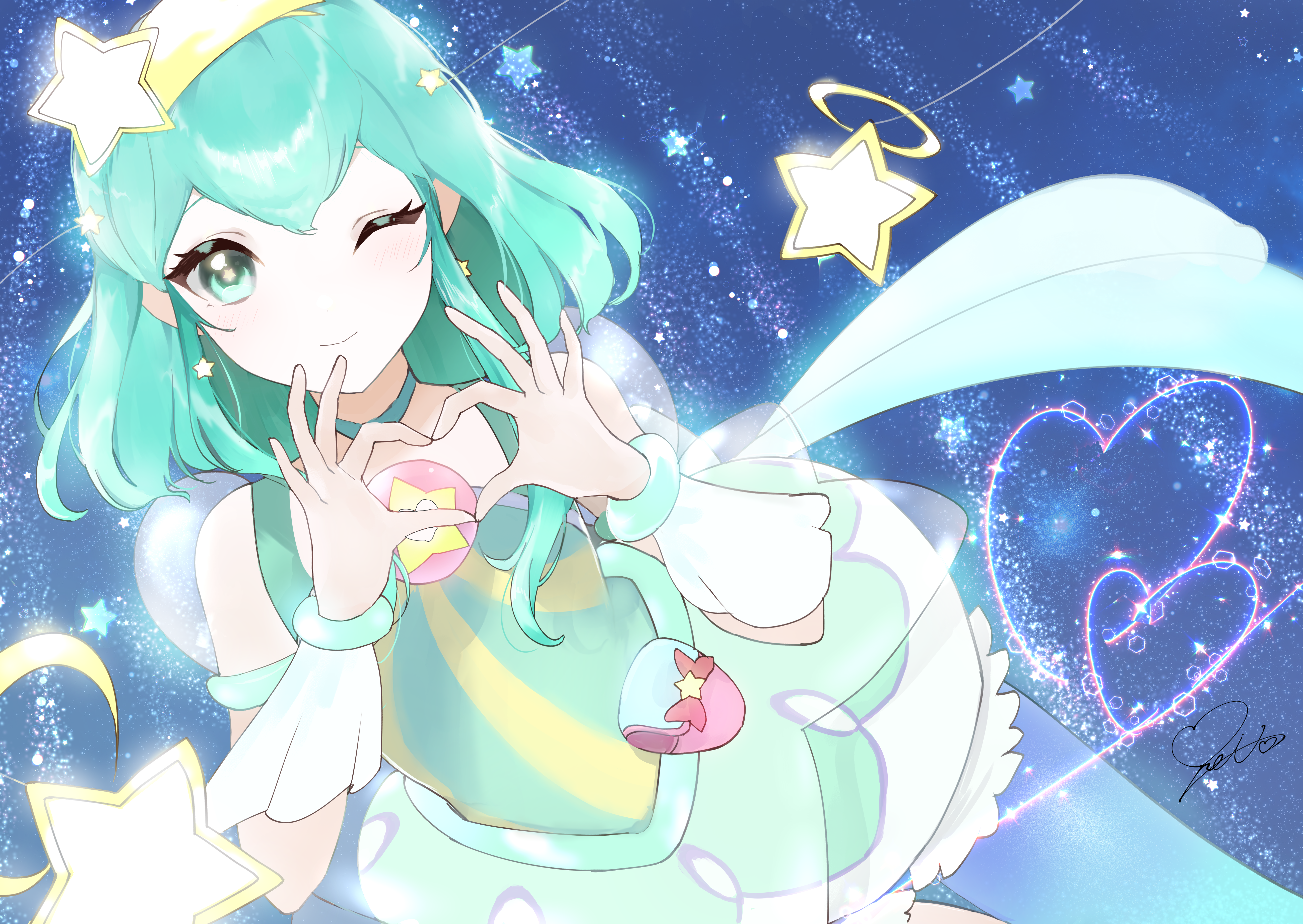 Cure Milky from Star☆Twinkle Precure 4K HD Wallpaper