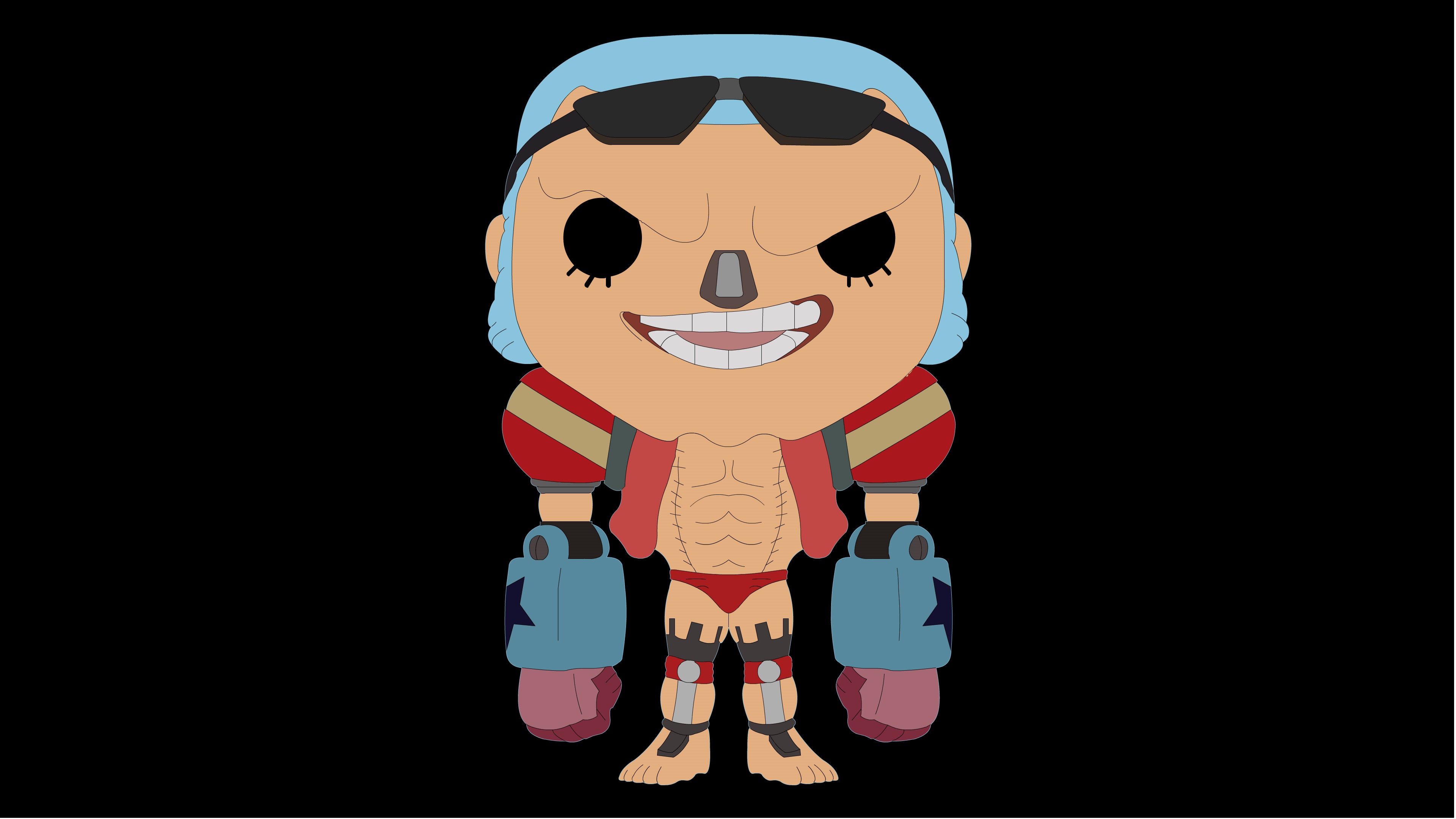 Franky from One Piece 4K HD Wallpaper