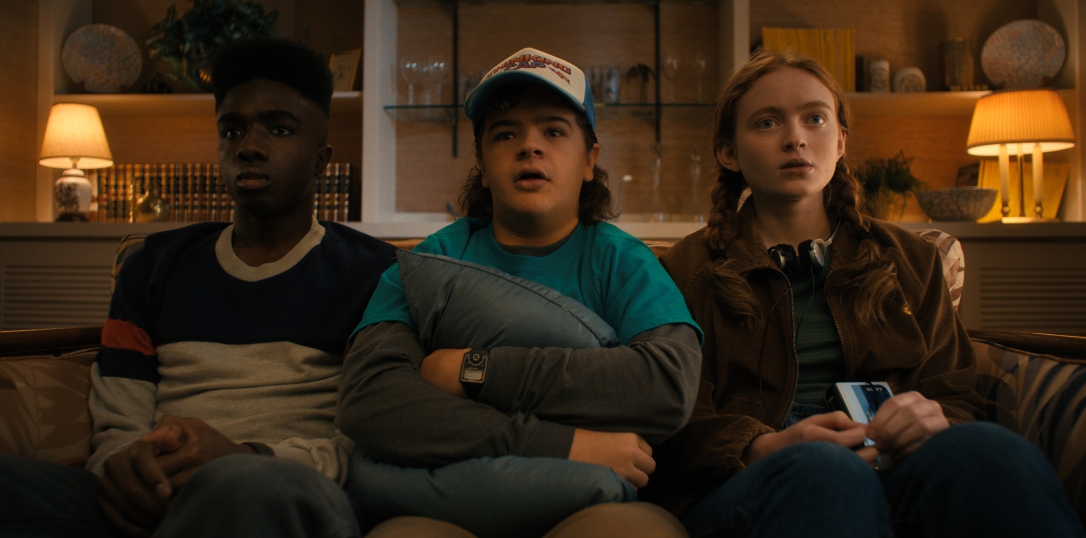 Dustin, Lucas, and Max from Stranger Things HD Wallpaper