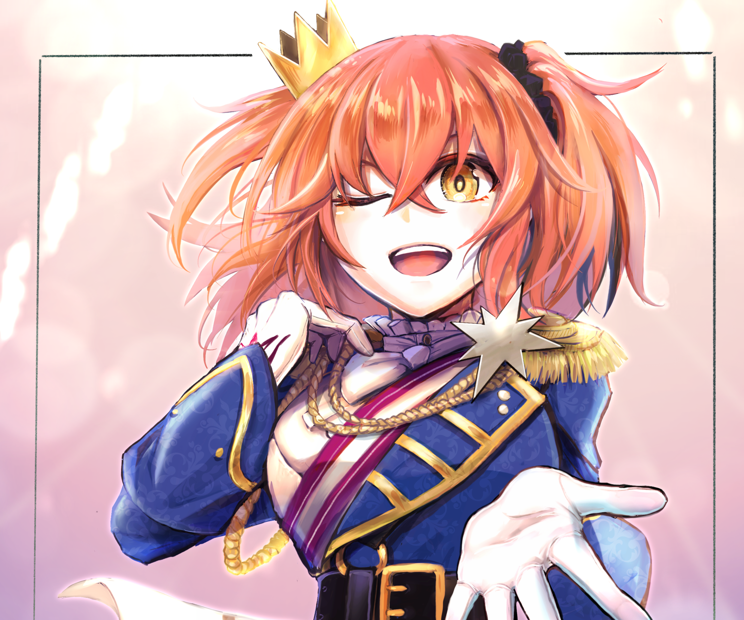 Gudako from Fate/Grand Order with Crown HD Wallpaper