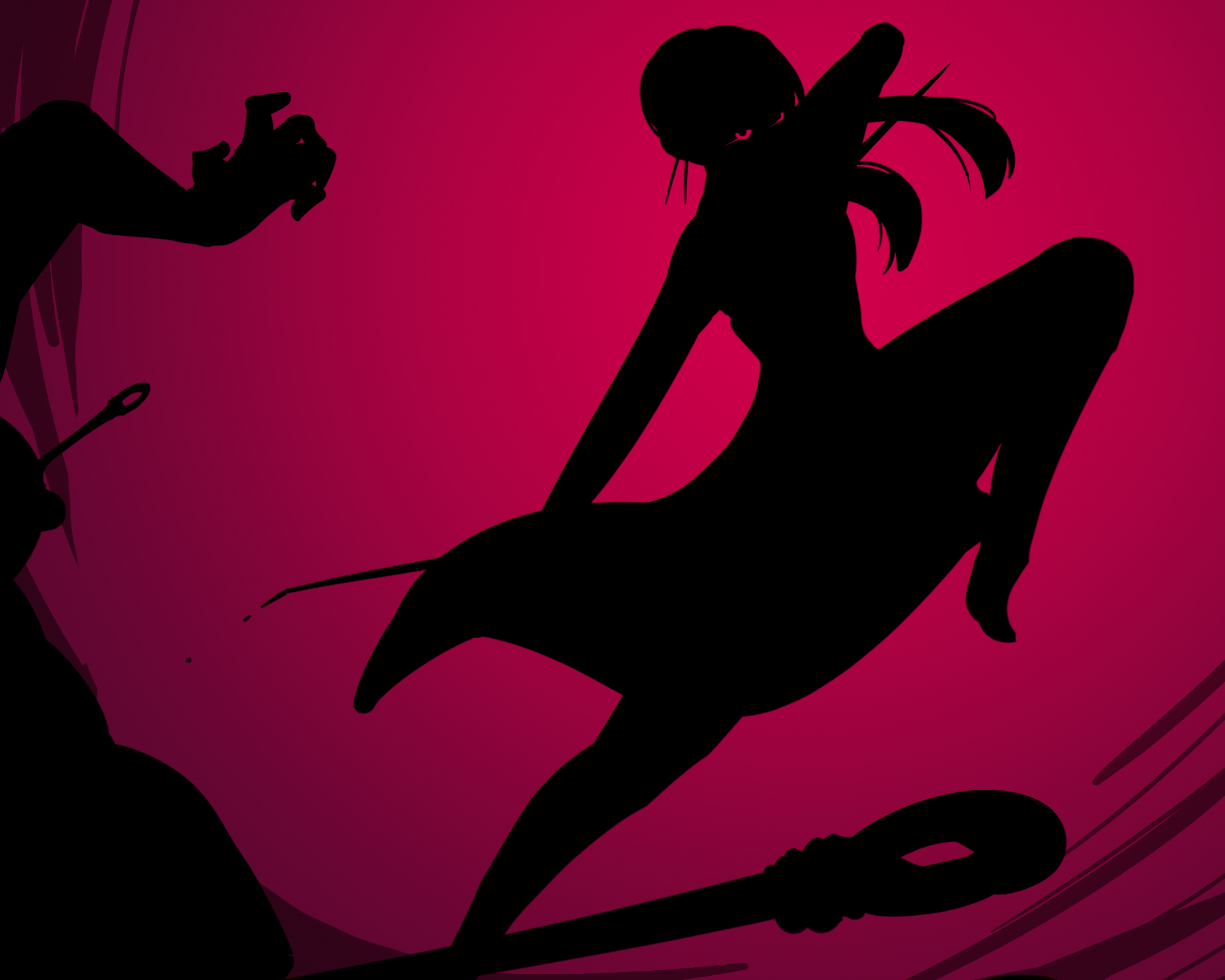 Yor Forger from Spy X Family in silhouette HD Wallpaper