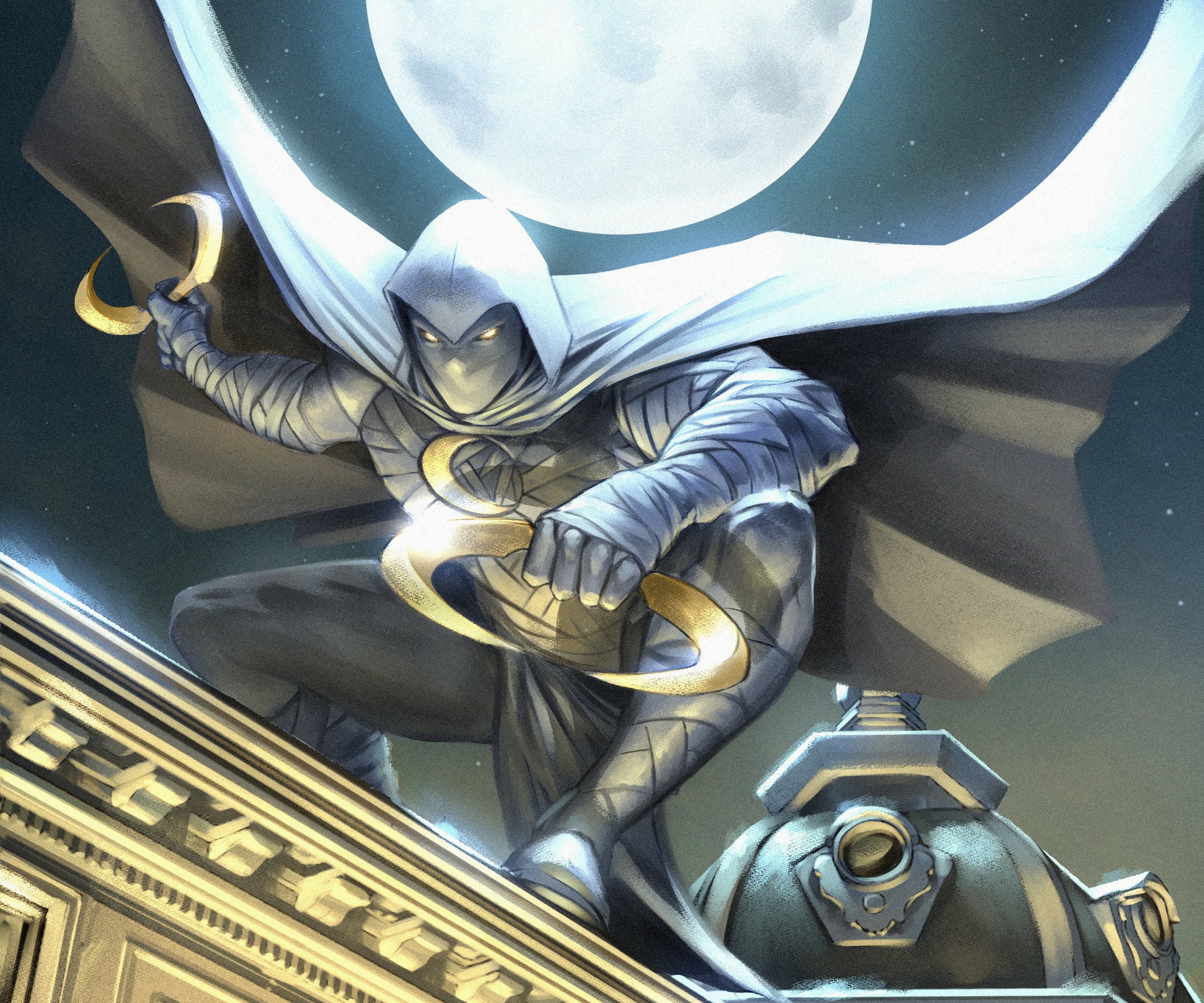 Moon Knight from Marvel Comics HD Wallpaper