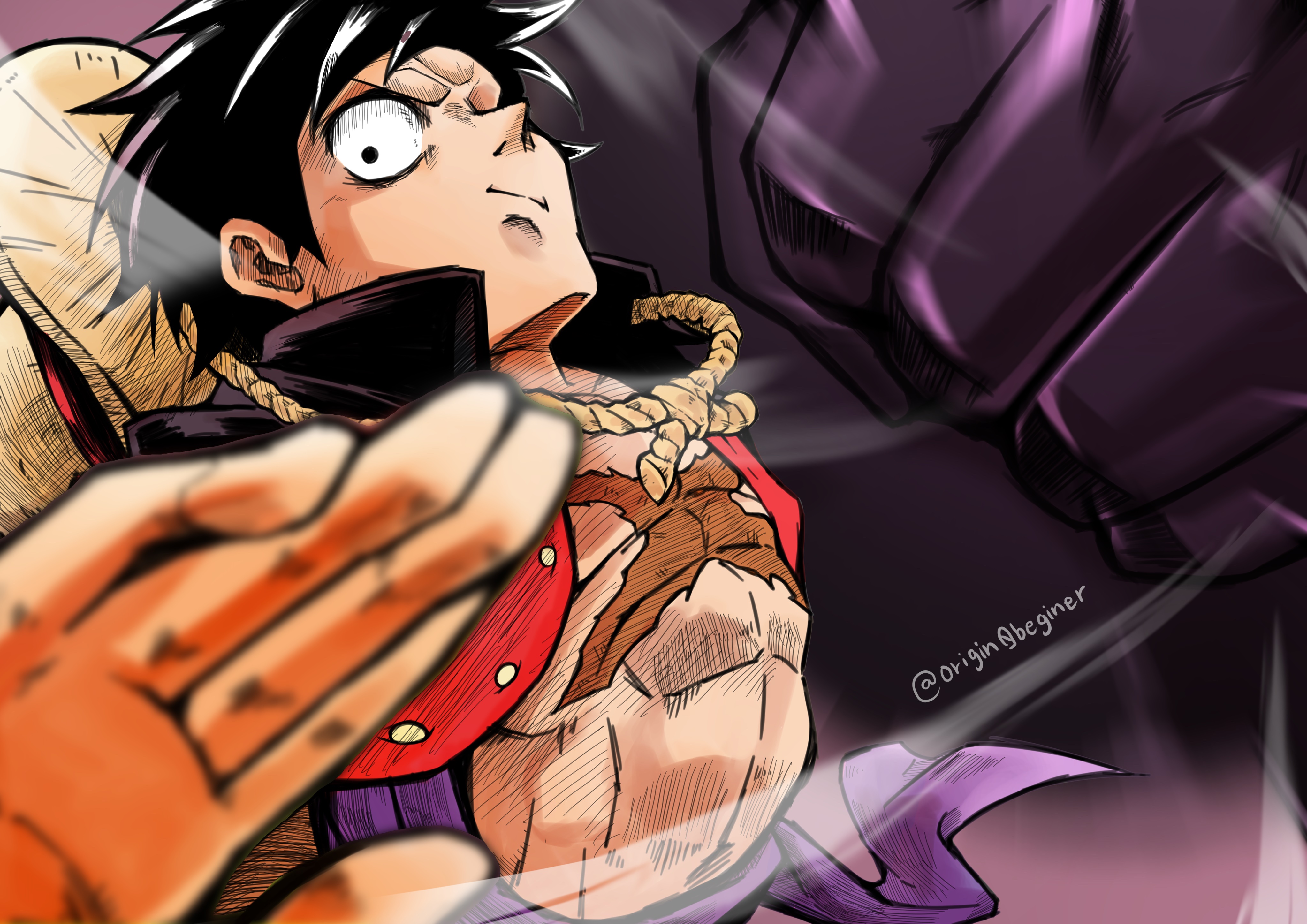 Monkey D. Luffy from One Piece 4K HD Wallpaper