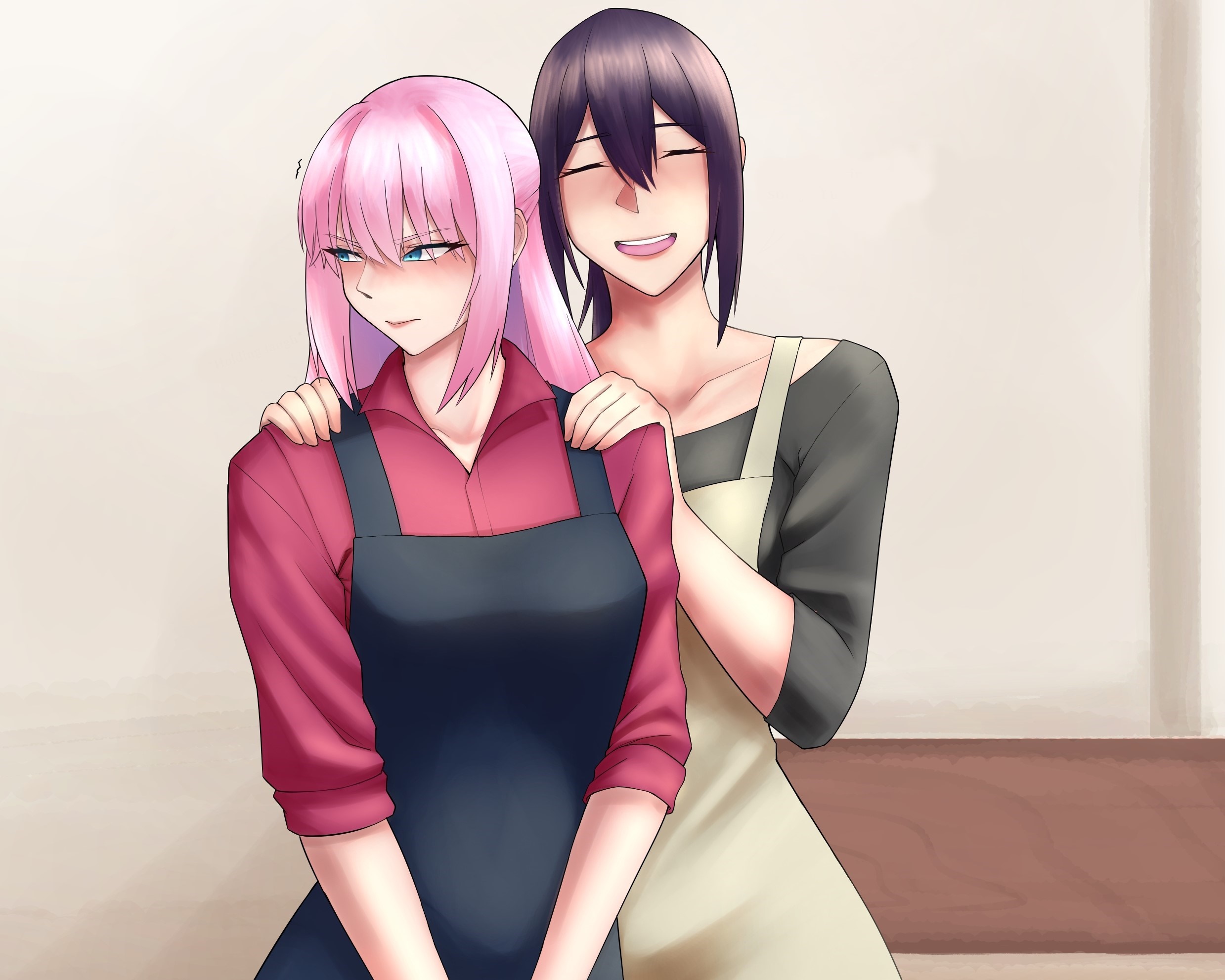Shikimori and Izumi from Shikimori's Not Just a Cutie HD Wallpaper