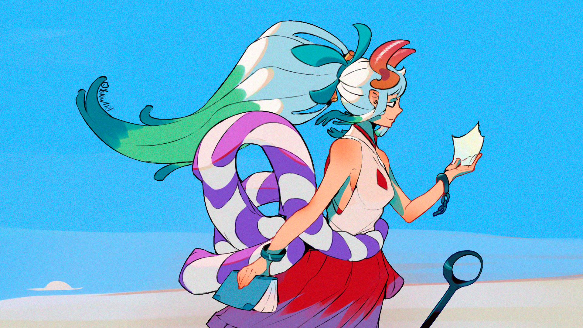 Yamato from One Piece HD Wallpaper