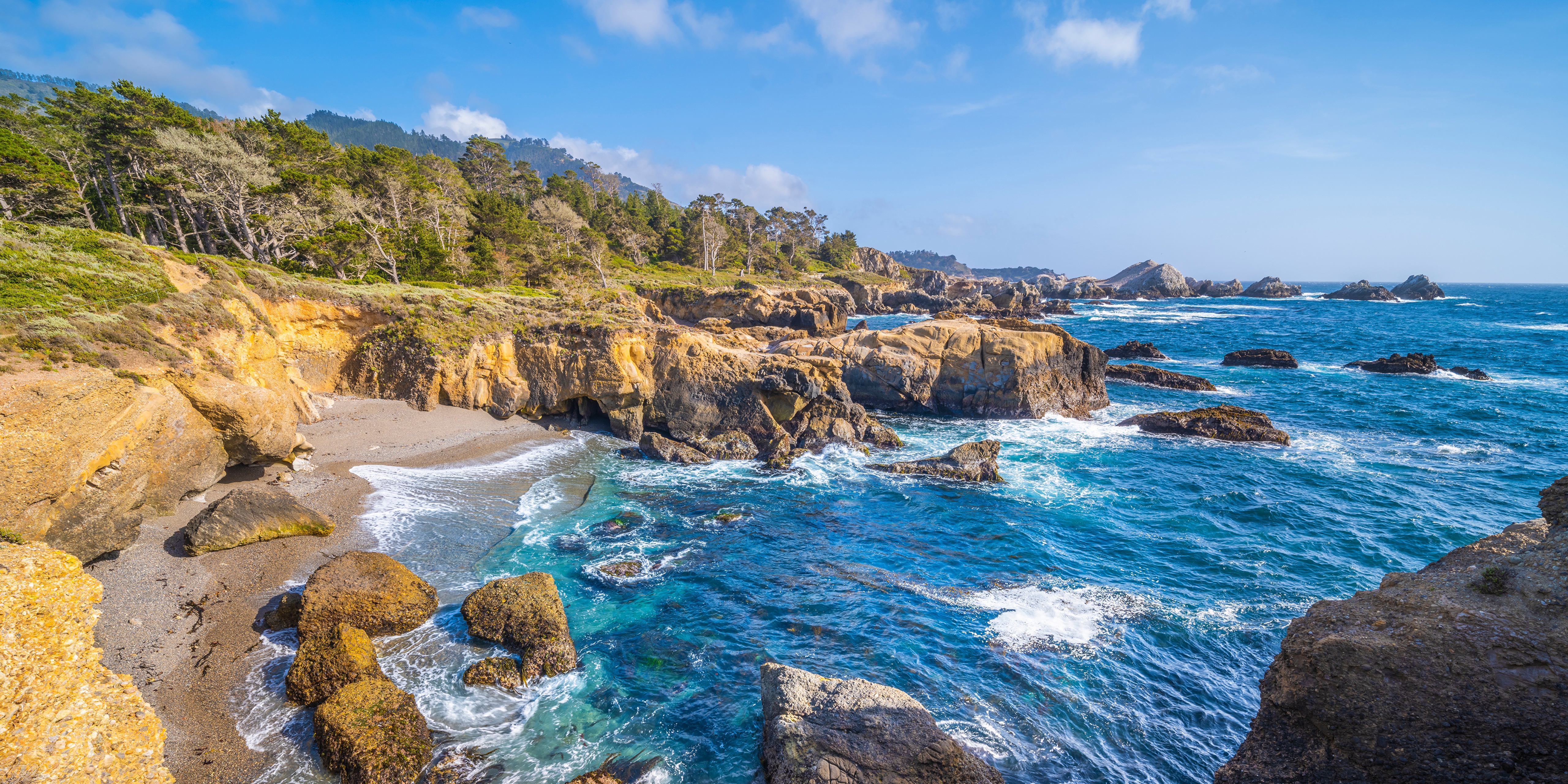 California Coastline 4K HD Wallpaper