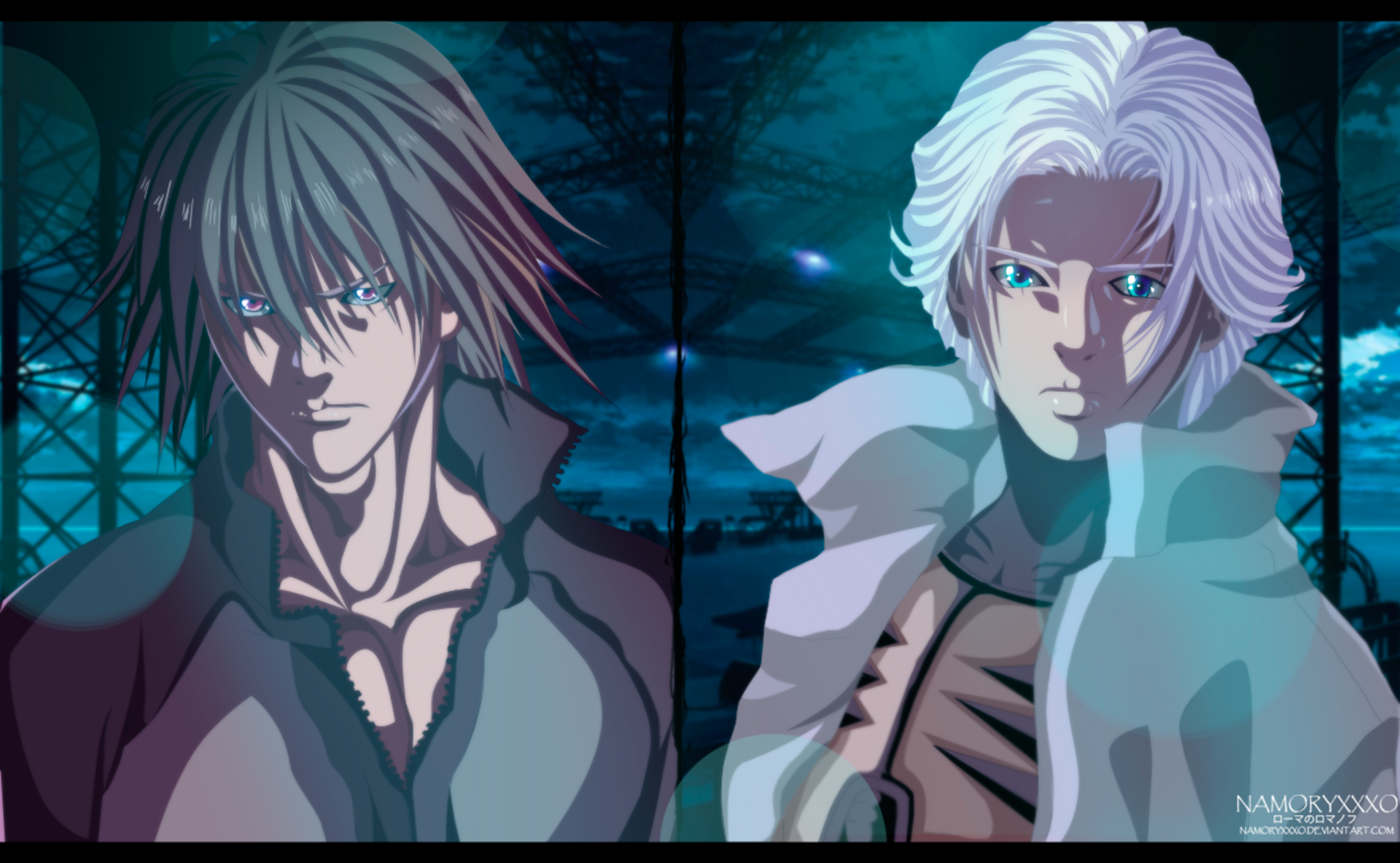 Jin Kanzaki and Kouga Amagi from Zetman HD Wallpaper