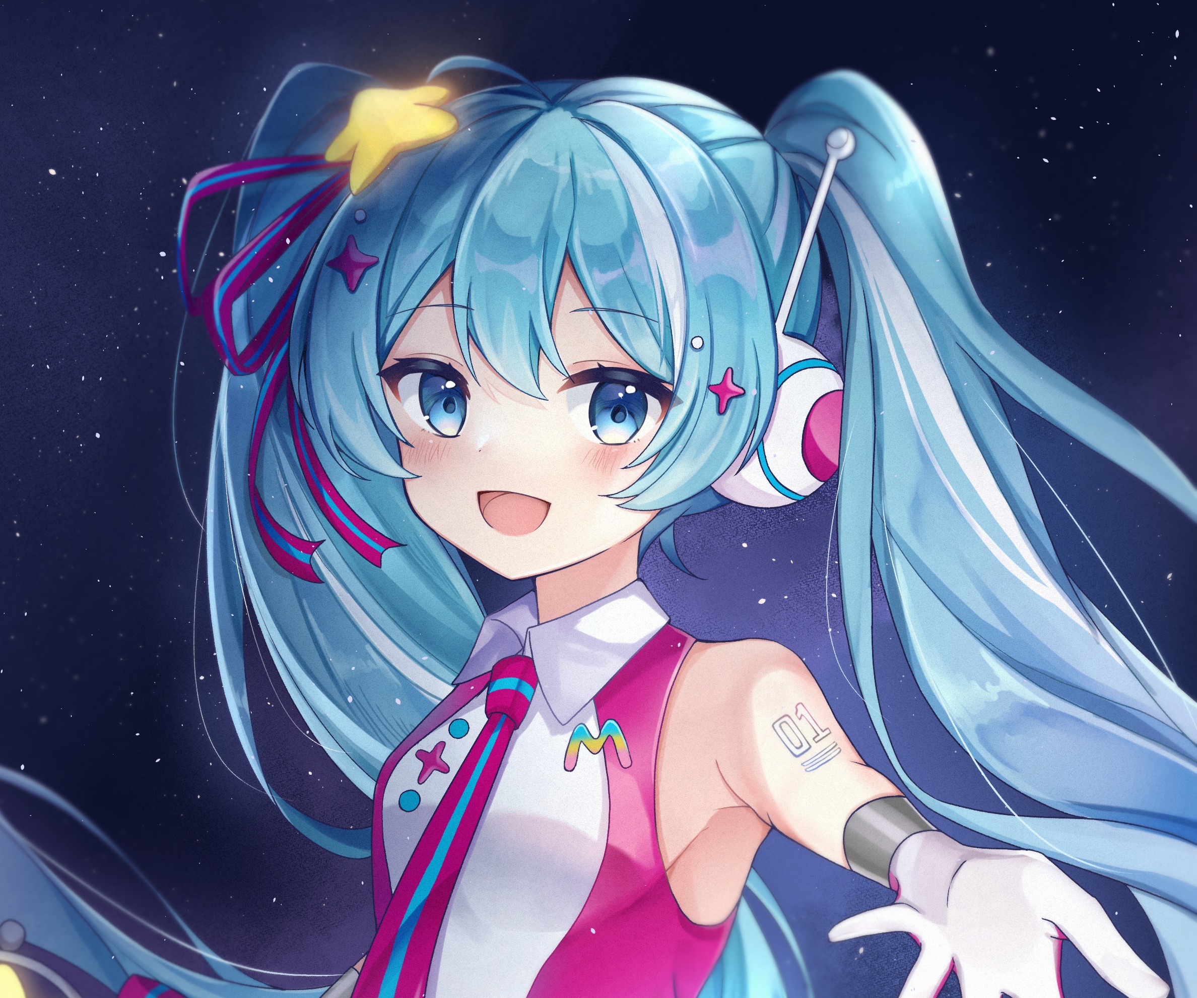 Hatsune Miku from Vocaloid HD Wallpaper