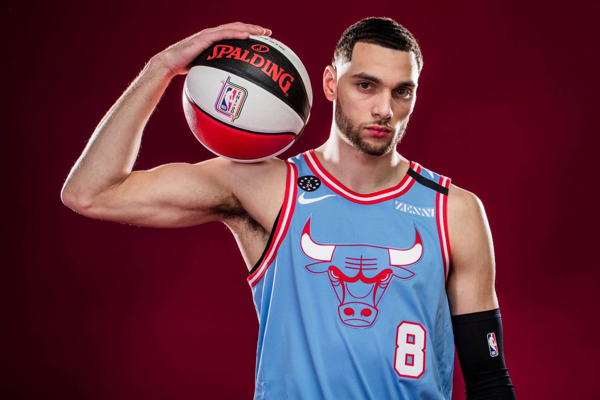 Zach LaVine from NBA Chicago Bulls HD Wallpaper