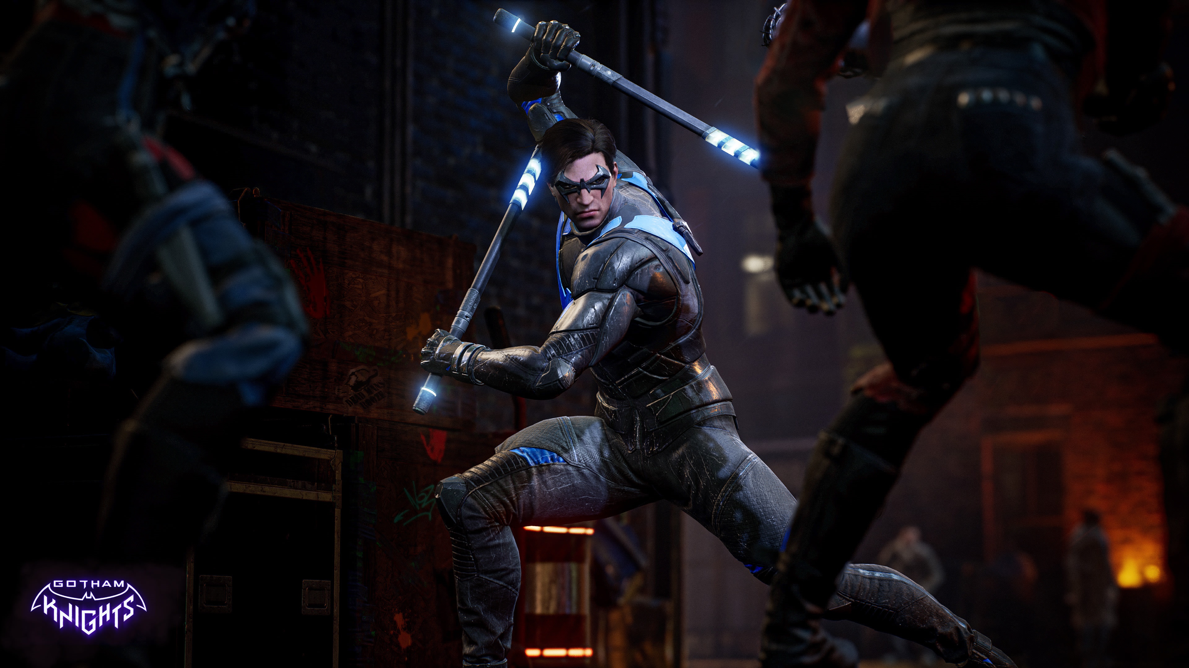 Nightwing from Gotham Knights in 4K HD Wallpaper