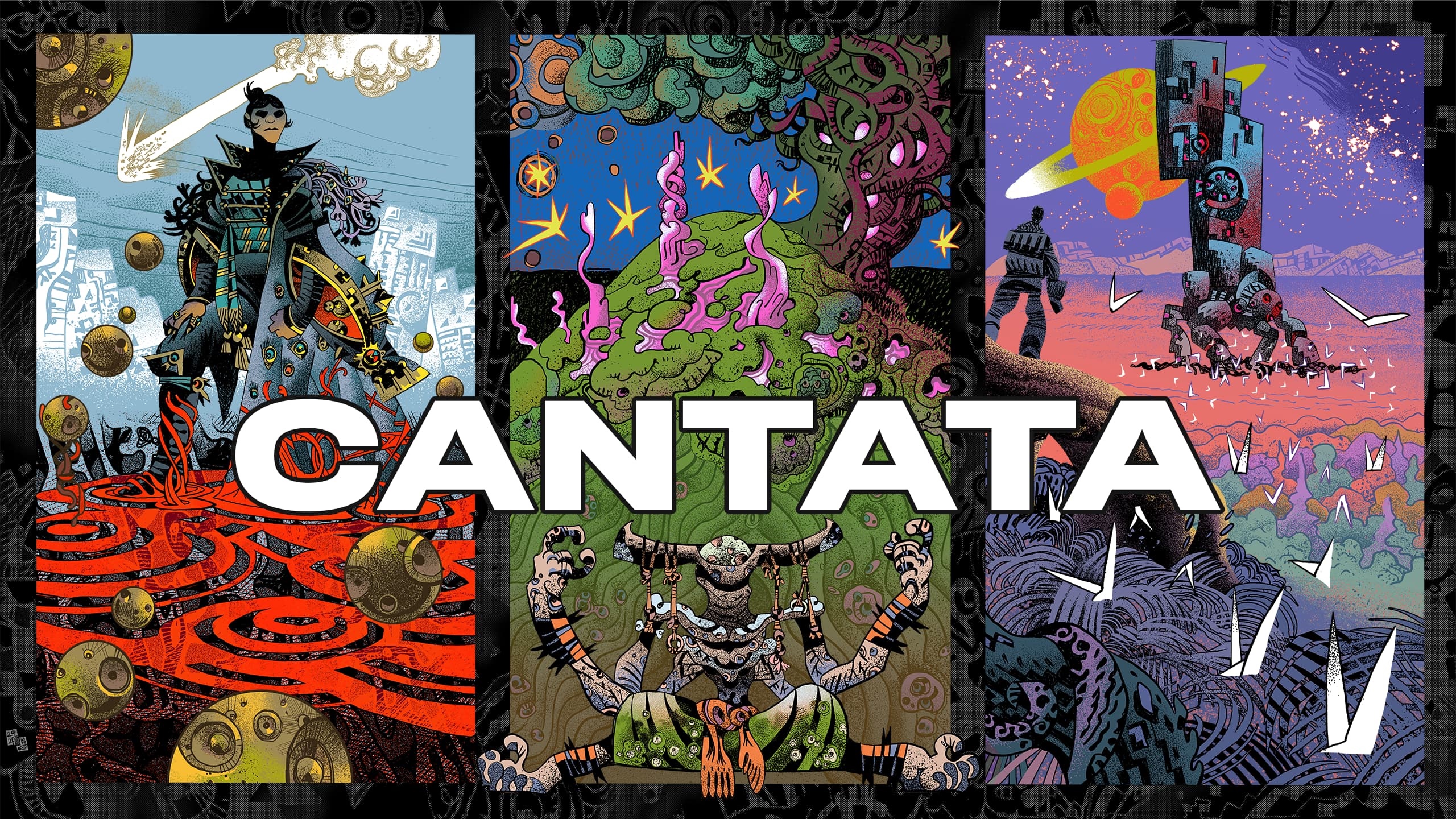 Cantata comic book cover art HD Wallpaper