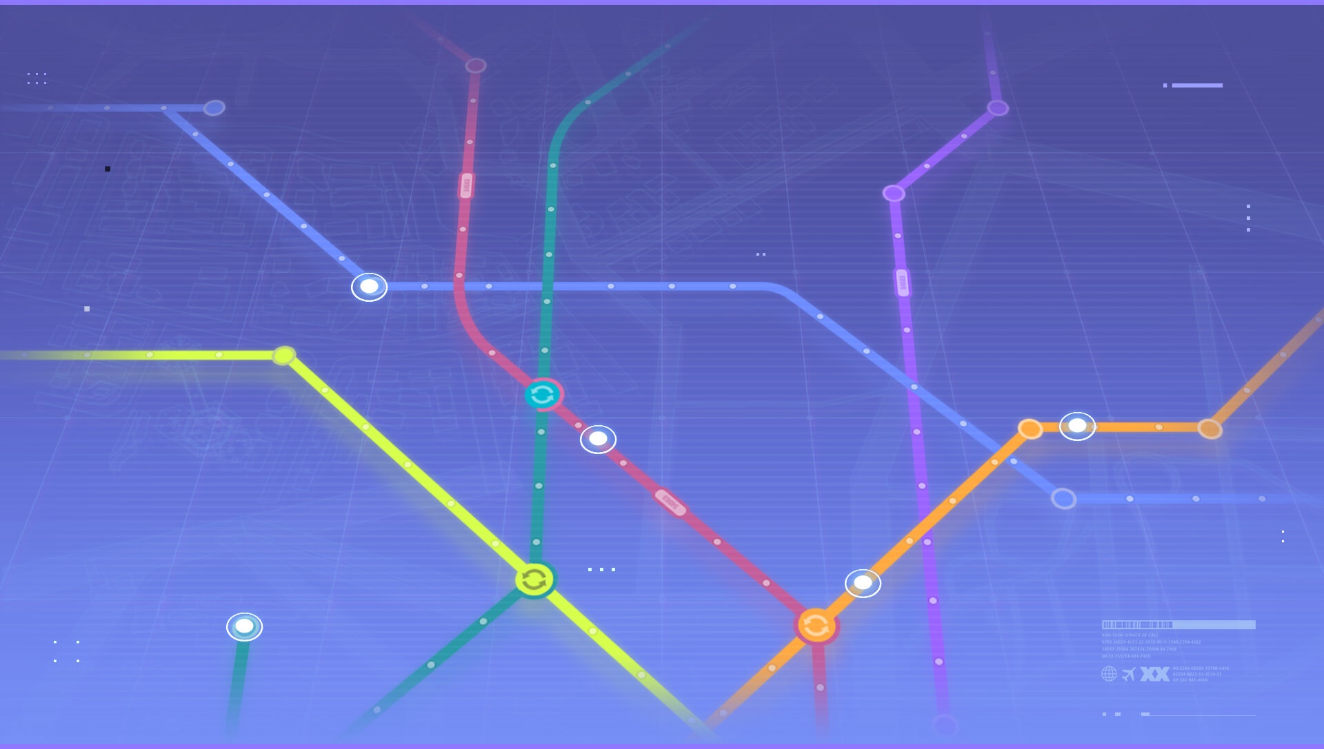 Dislyte stylized subway map HD Wallpaper