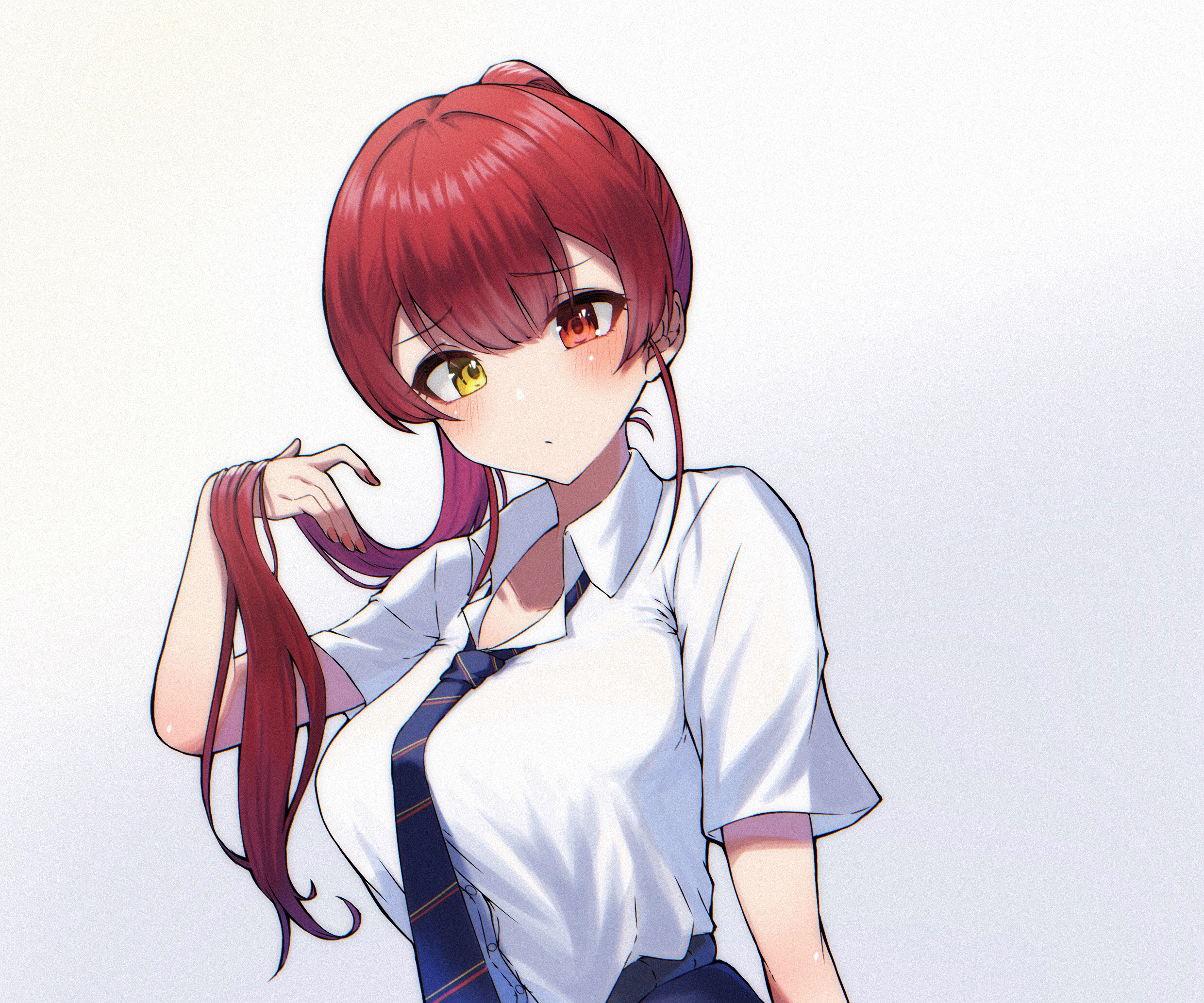 Houshou Marine from Hololive with Heterochromia HD Wallpaper