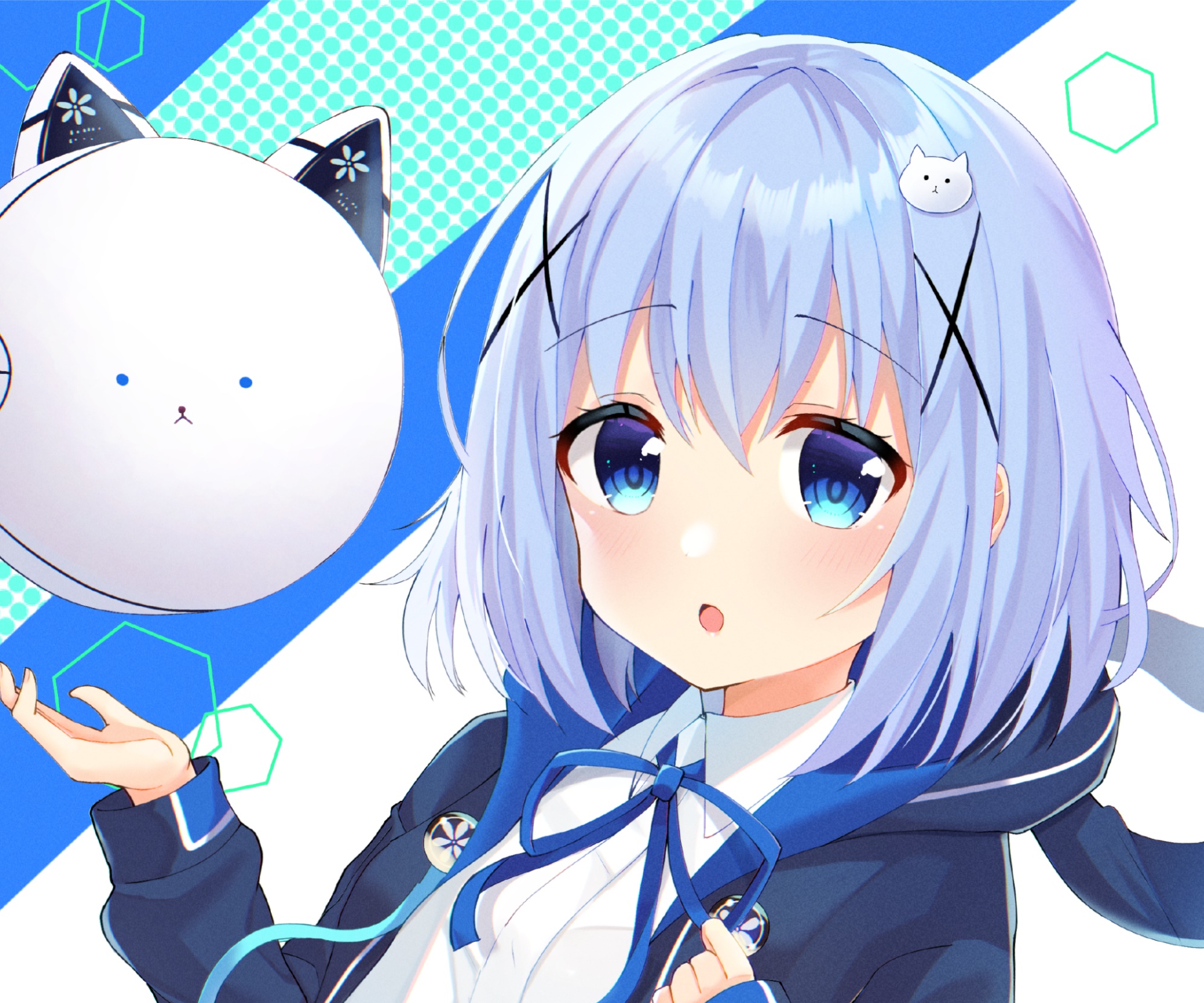 Chino Kafū and Tippy from Is The Order A Rabbit? HD Wallpaper