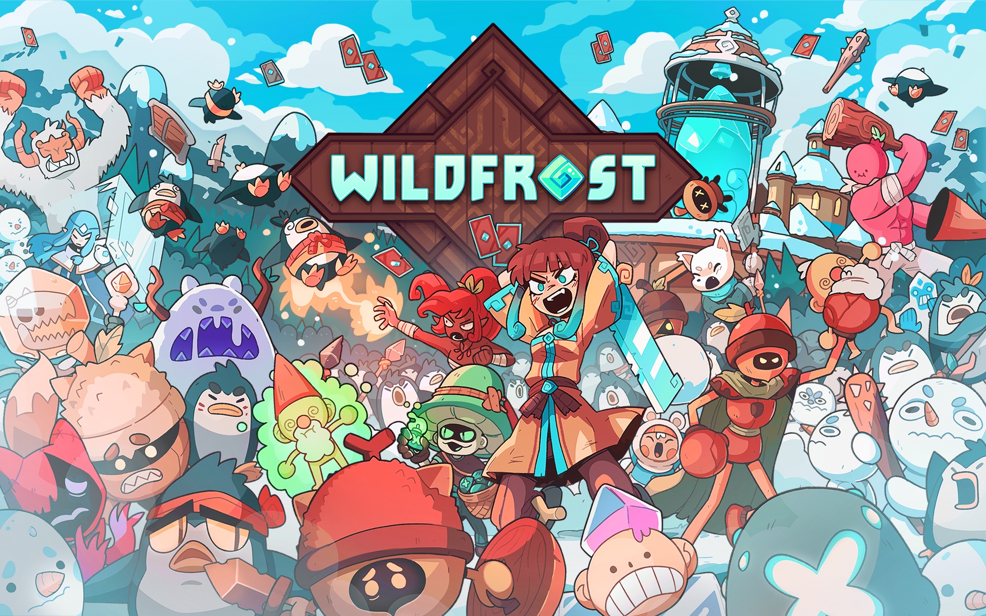 Wildfrost video game characters and creatures HD Wallpaper