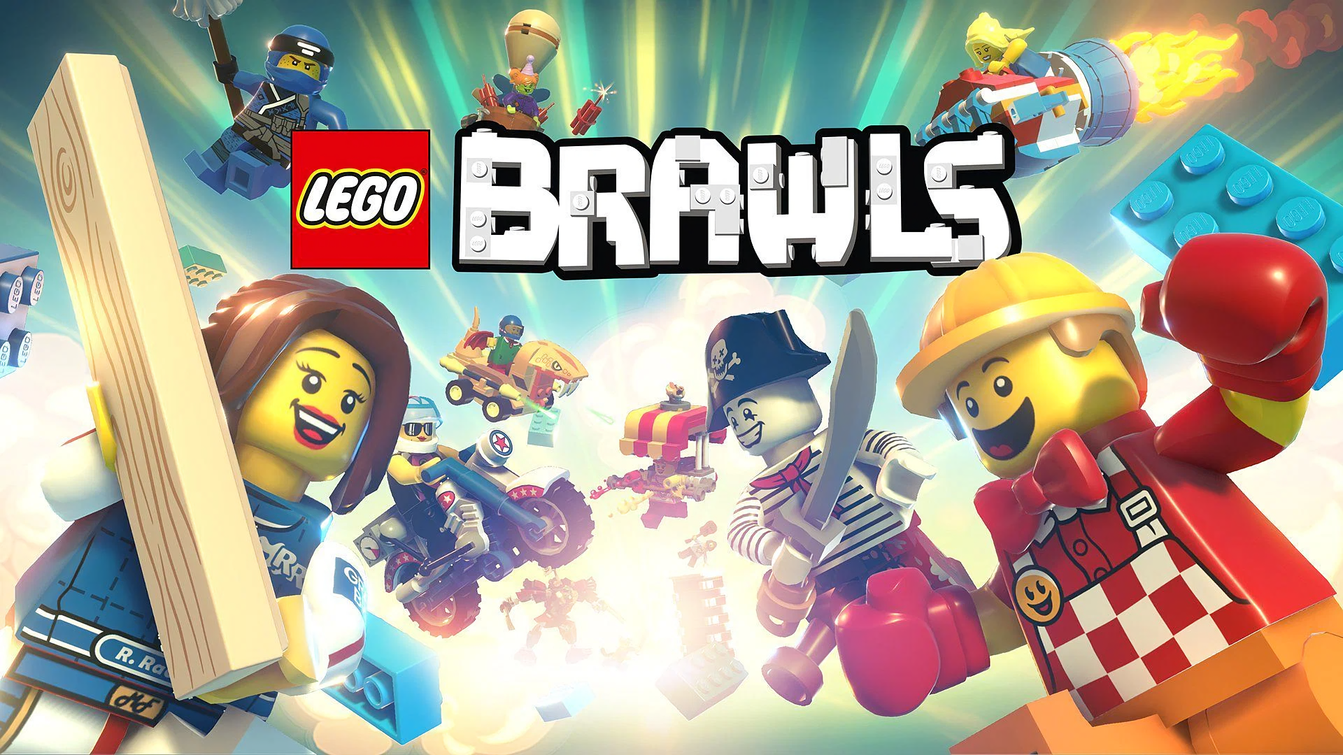 LEGO Brawls video game cover art HD Wallpaper