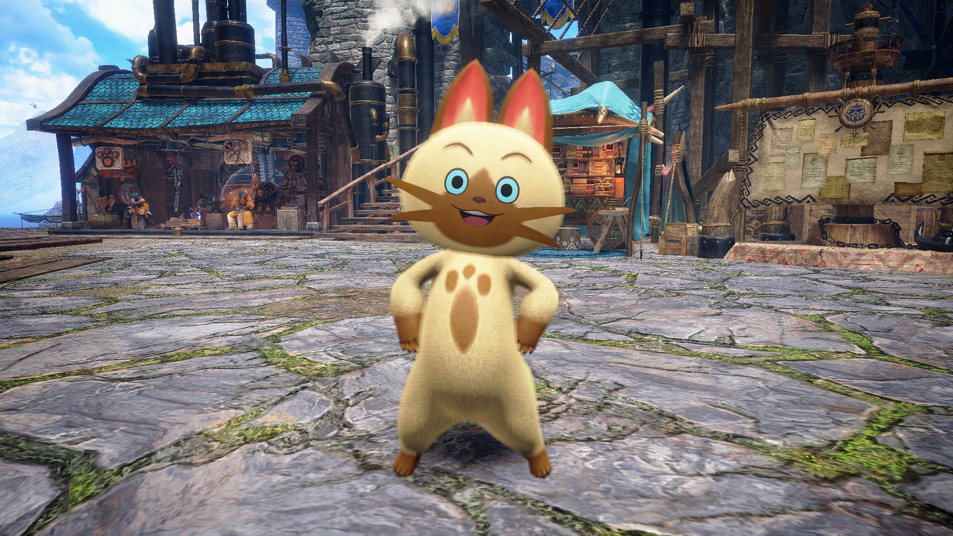 Felyne from Monster Hunter Rise HD Wallpaper