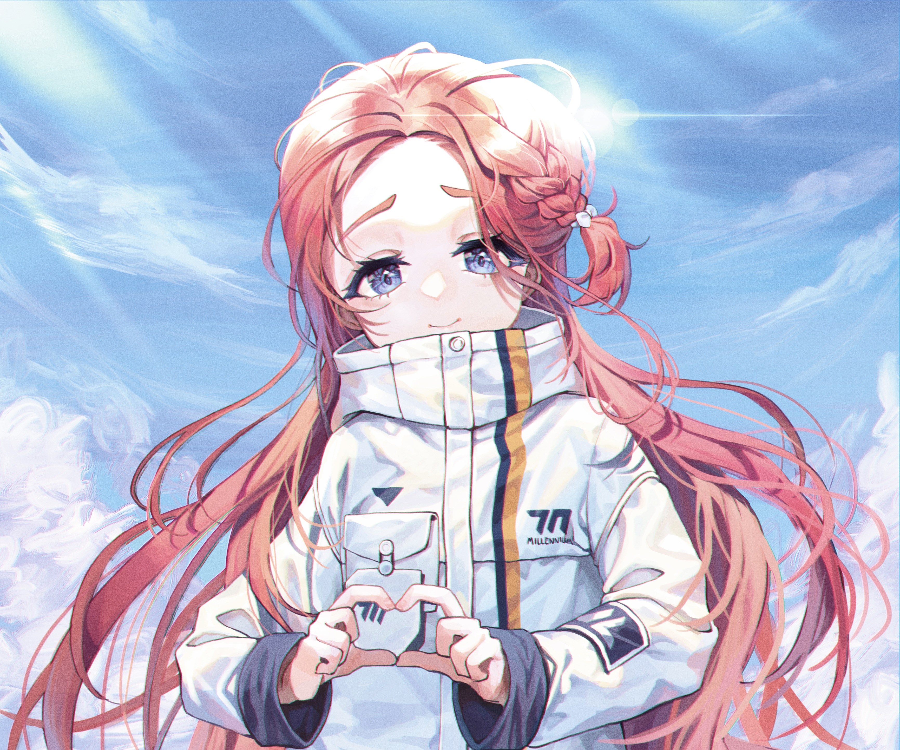 Hanaoka Yuzu from Blue Archive HD Wallpaper