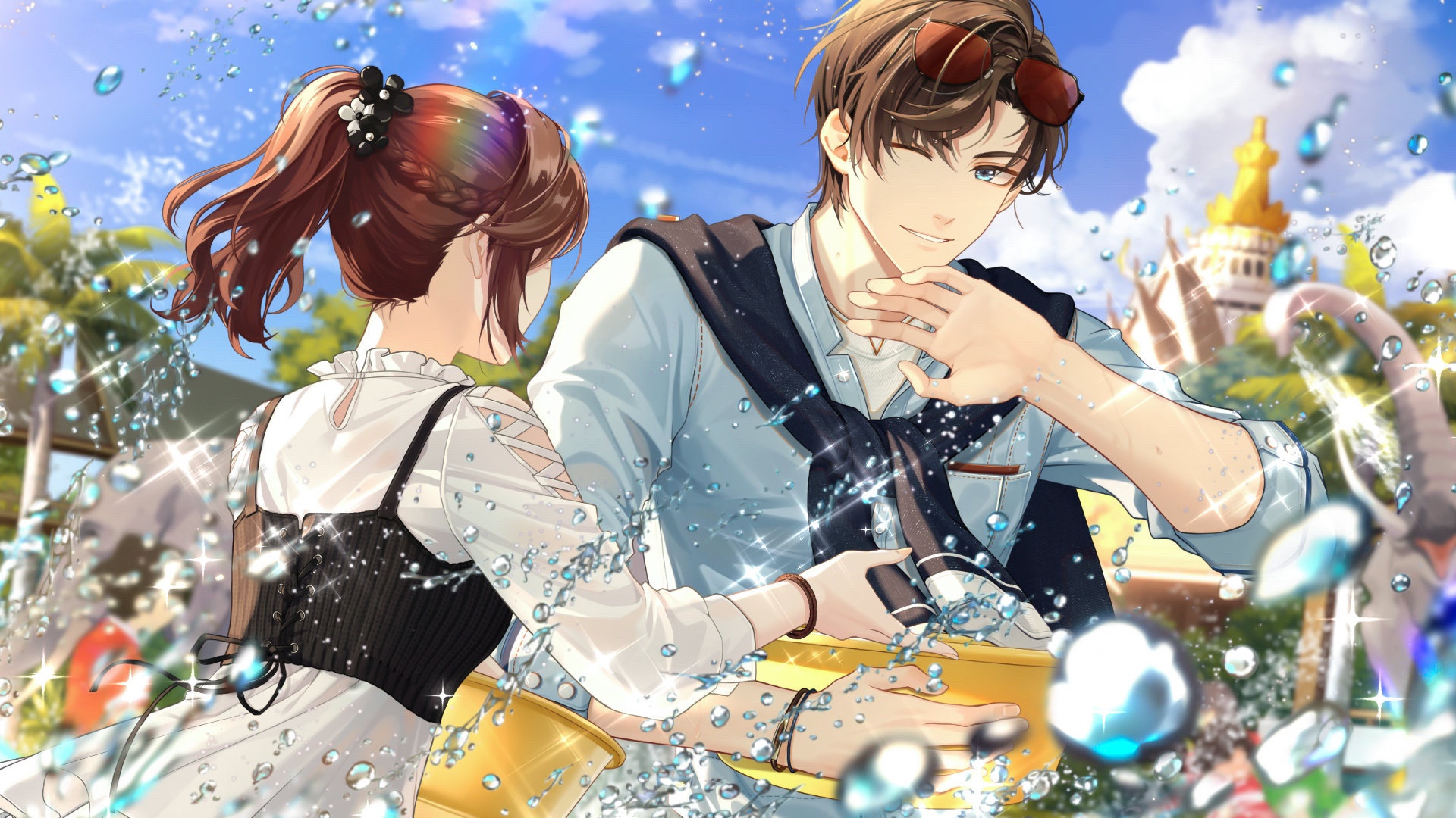 Tears of Themis: Sakyo Shizuma and Female Character HD Wallpaper