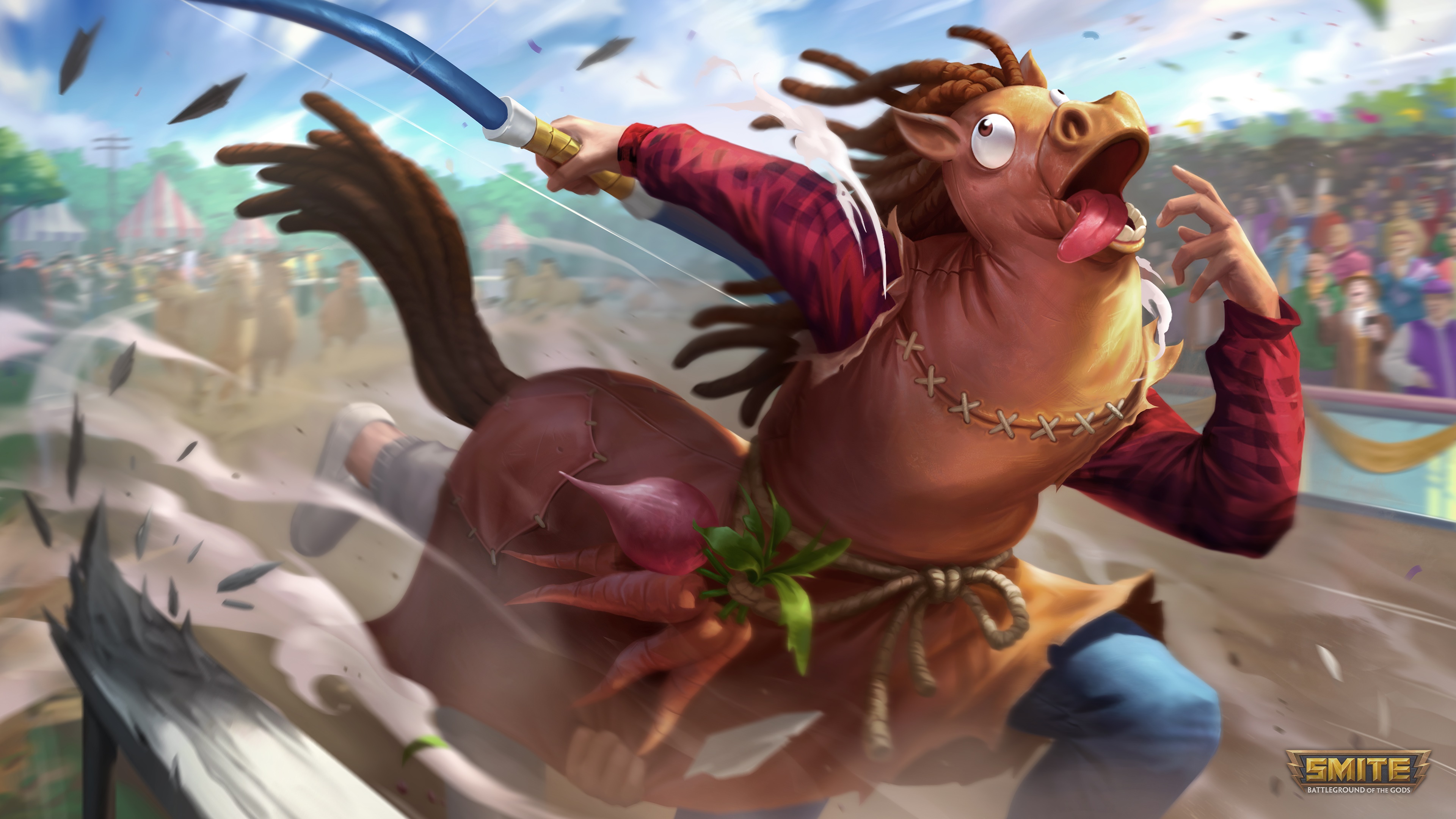 Horsin’ Around Chiron from Smite HD Wallpaper