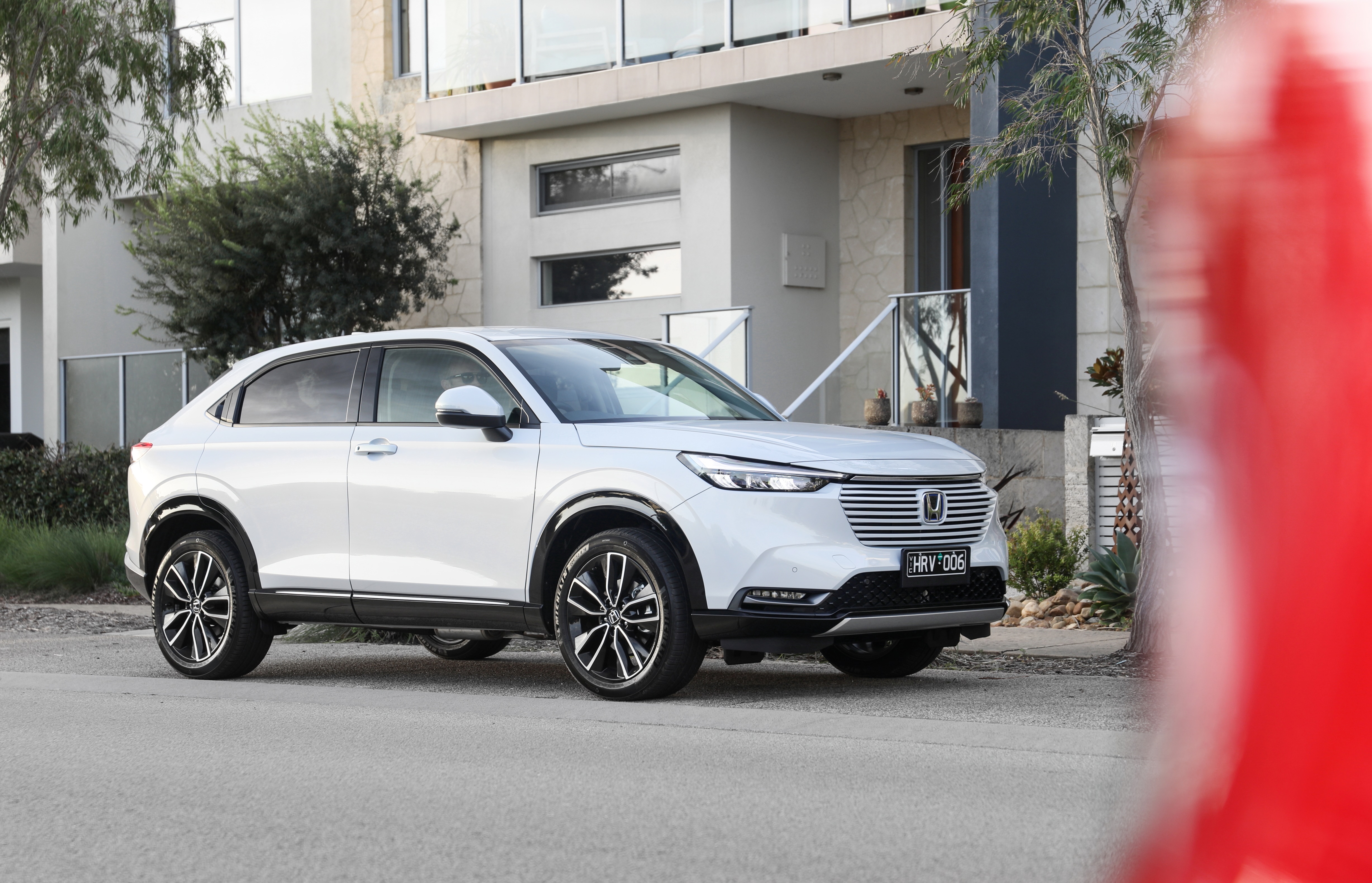 White Honda HR-V 4K HD Wallpaper