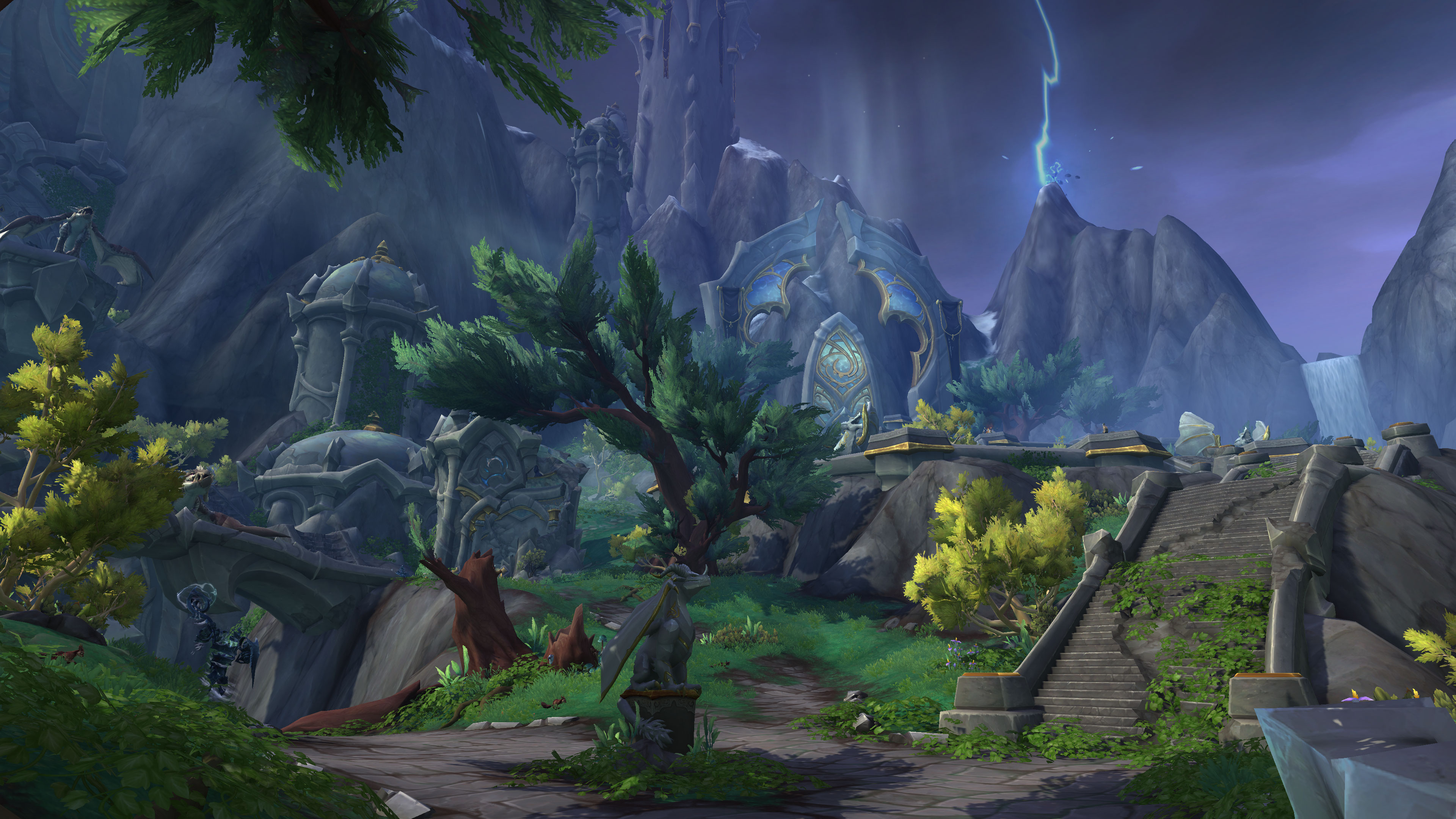 World of Warcraft: Dragonflight 4K landscape HD Wallpaper