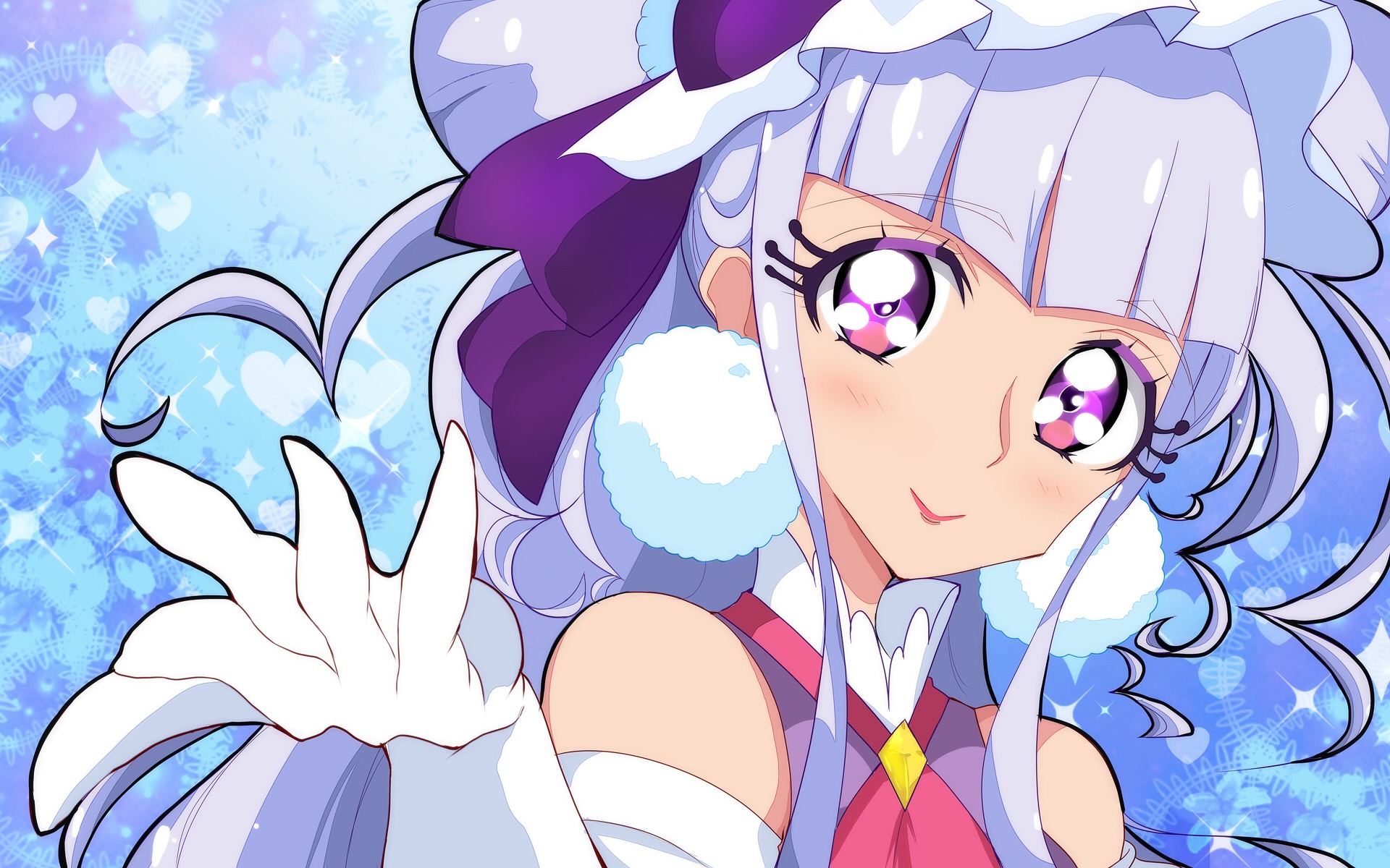 Cure Amour from Hug! Pretty Cure HD Wallpaper
