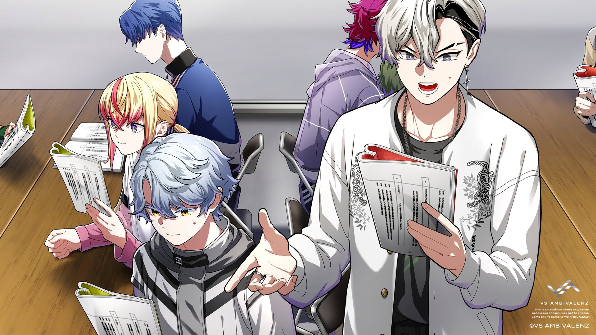 Vs Ambivalenz characters in a meeting HD Wallpaper