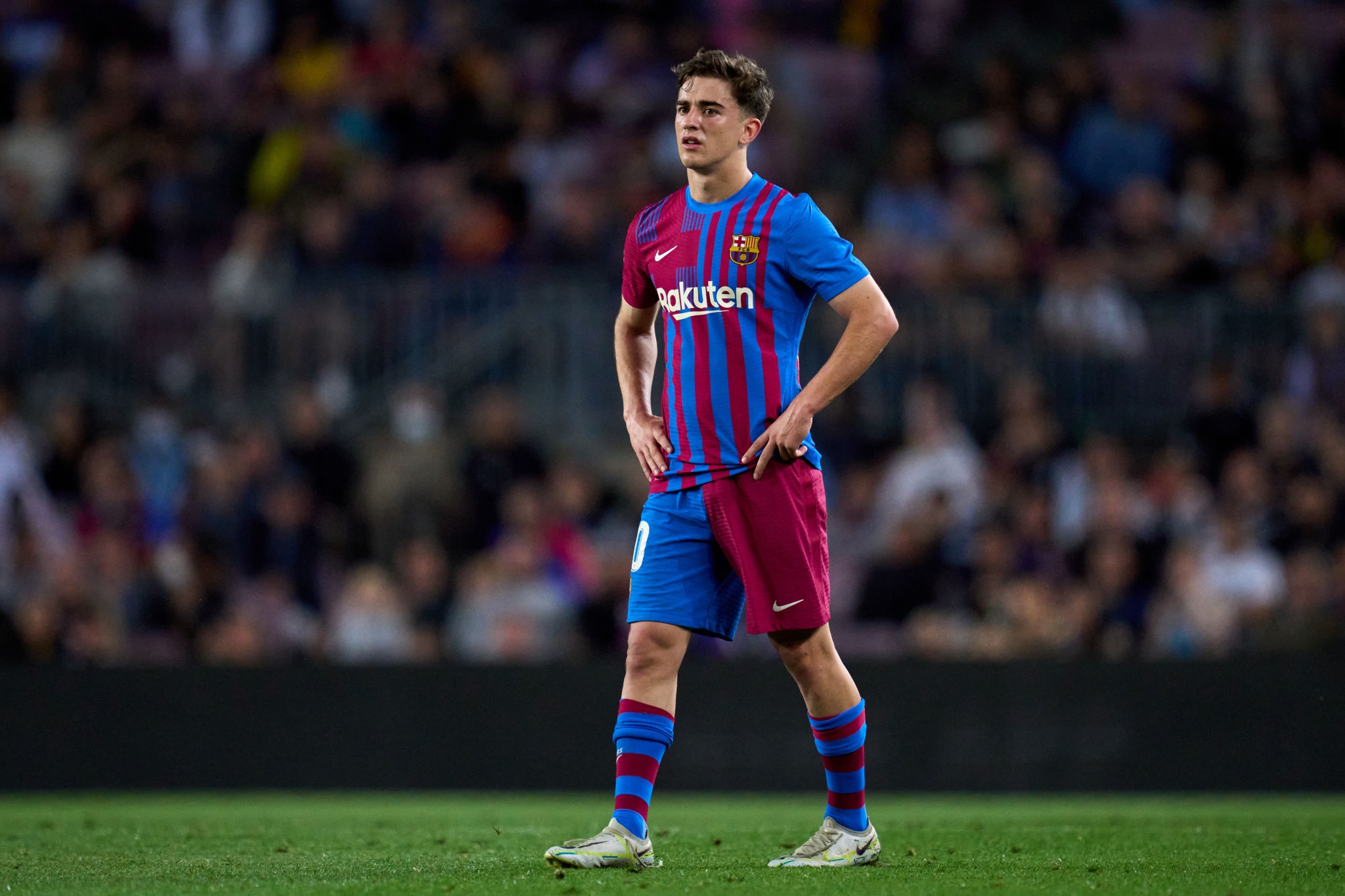 Gavi from Barcelona FC HD Wallpaper