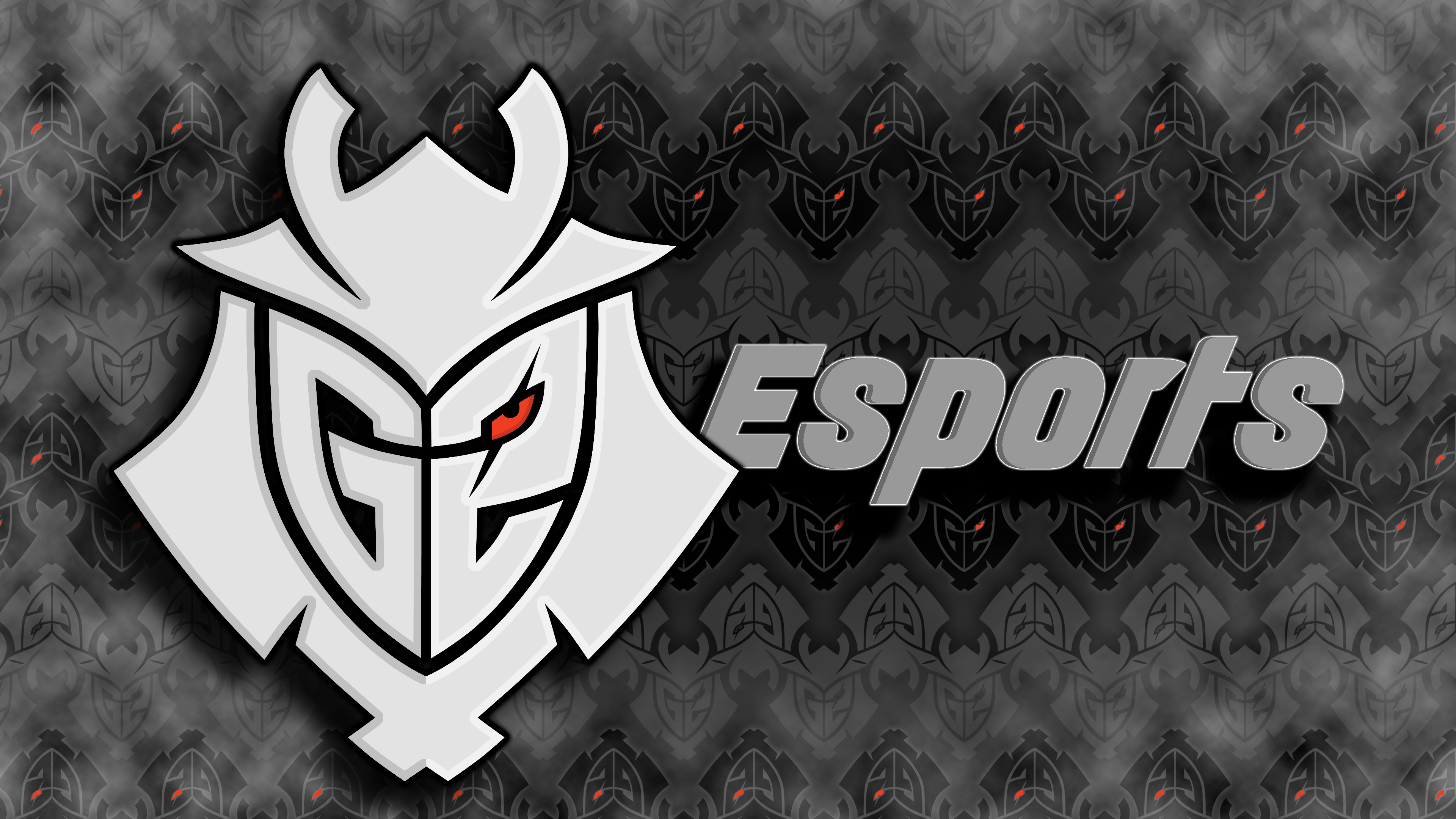 G2 Esports logo with pattern HD Wallpaper