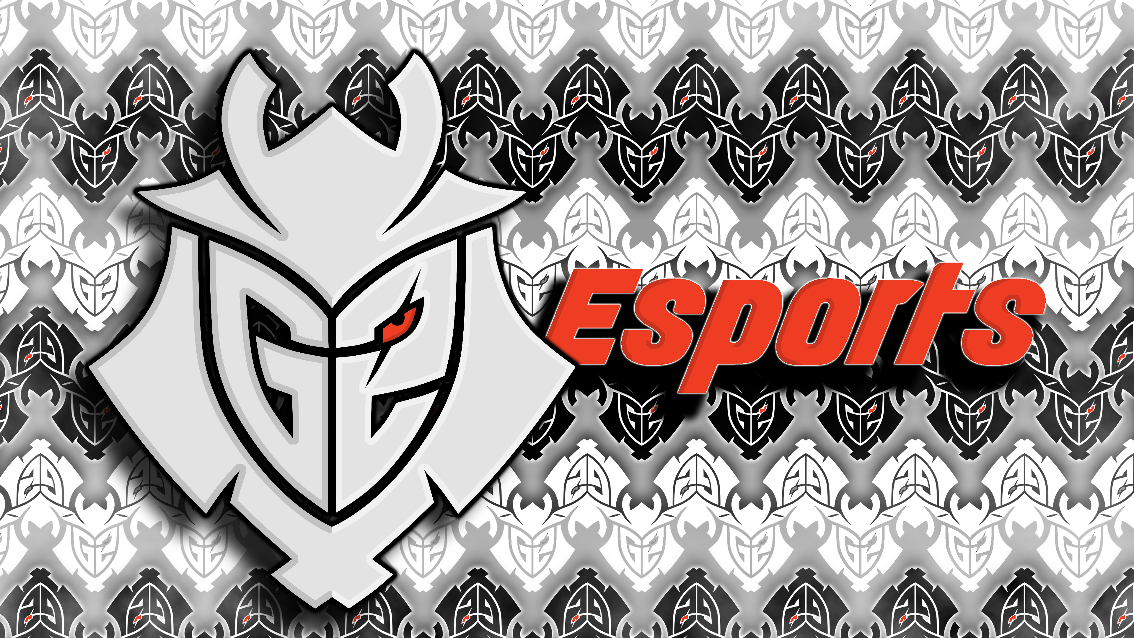G2 Esports logo with text HD Wallpaper