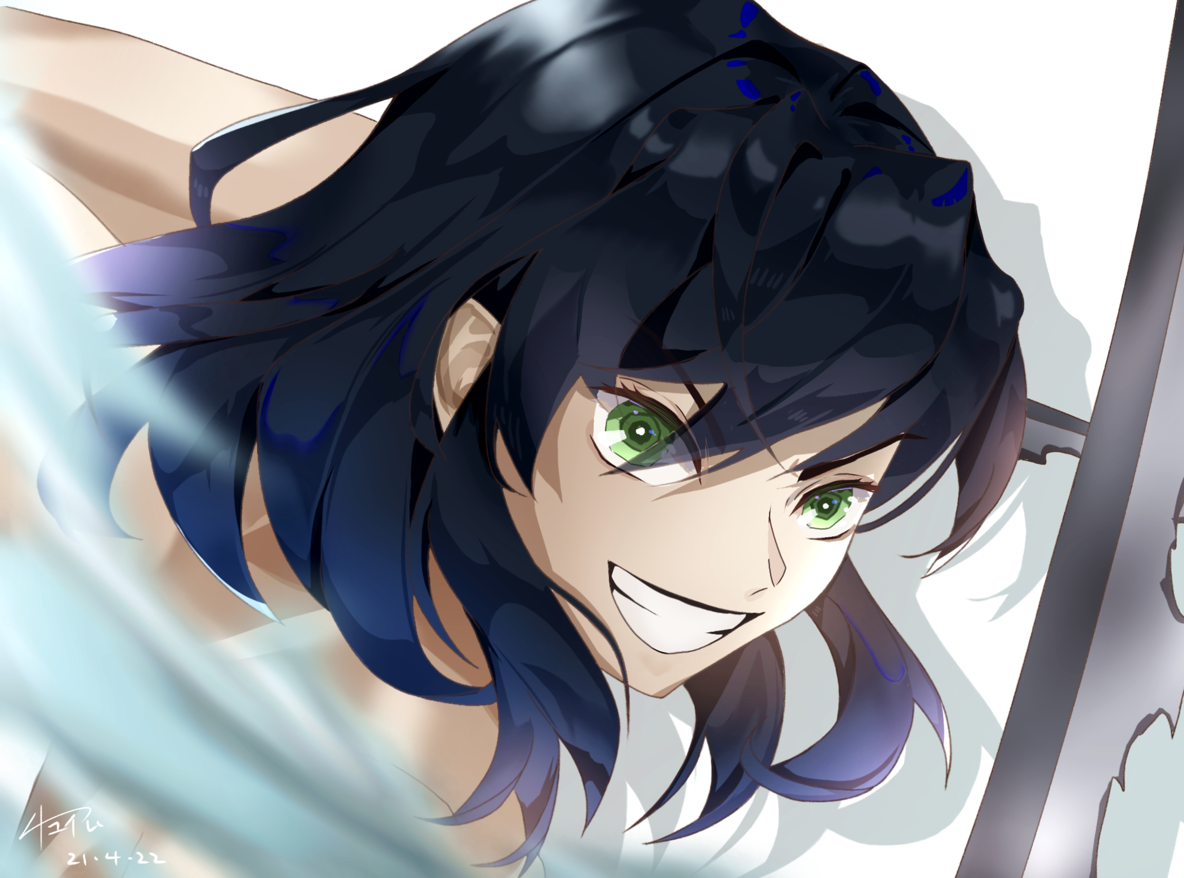 Inosuke Hashibira from Demon Slayer: Kimetsu no Yaiba HD Wallpaper