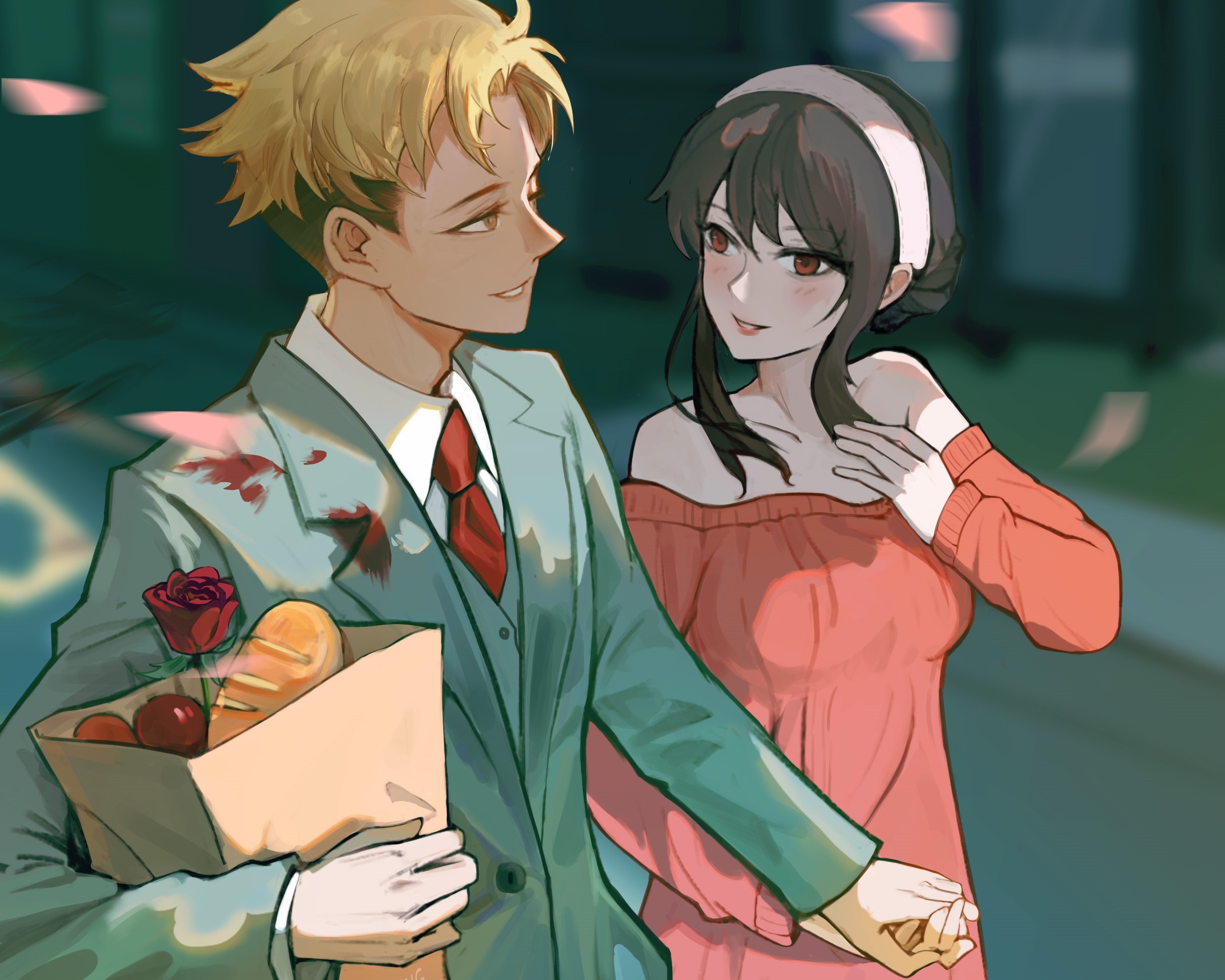Yor and Loid Forger from Spy X Family HD Wallpaper