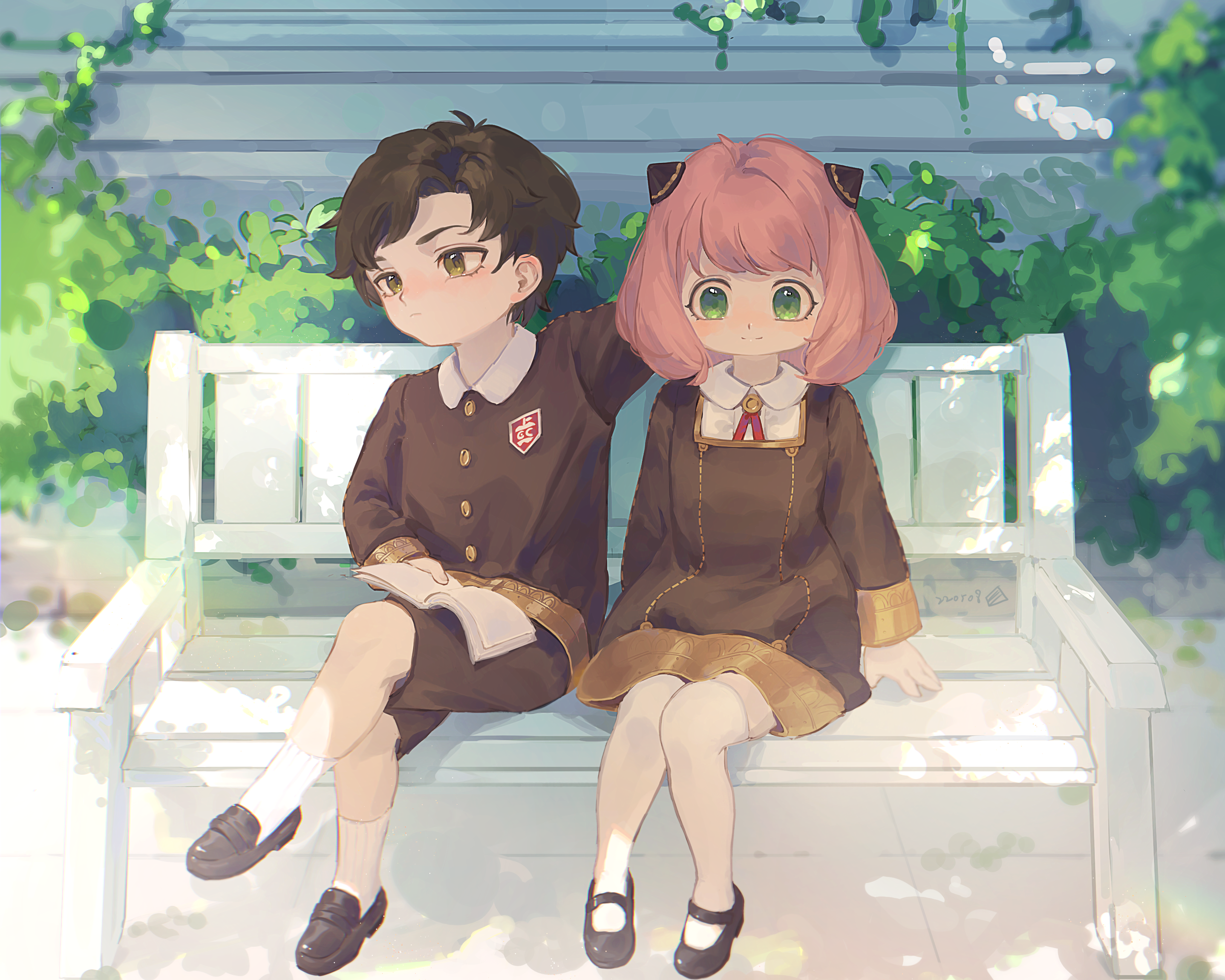 Anya Forger and Damian Desmond from Spy X Family HD Wallpaper