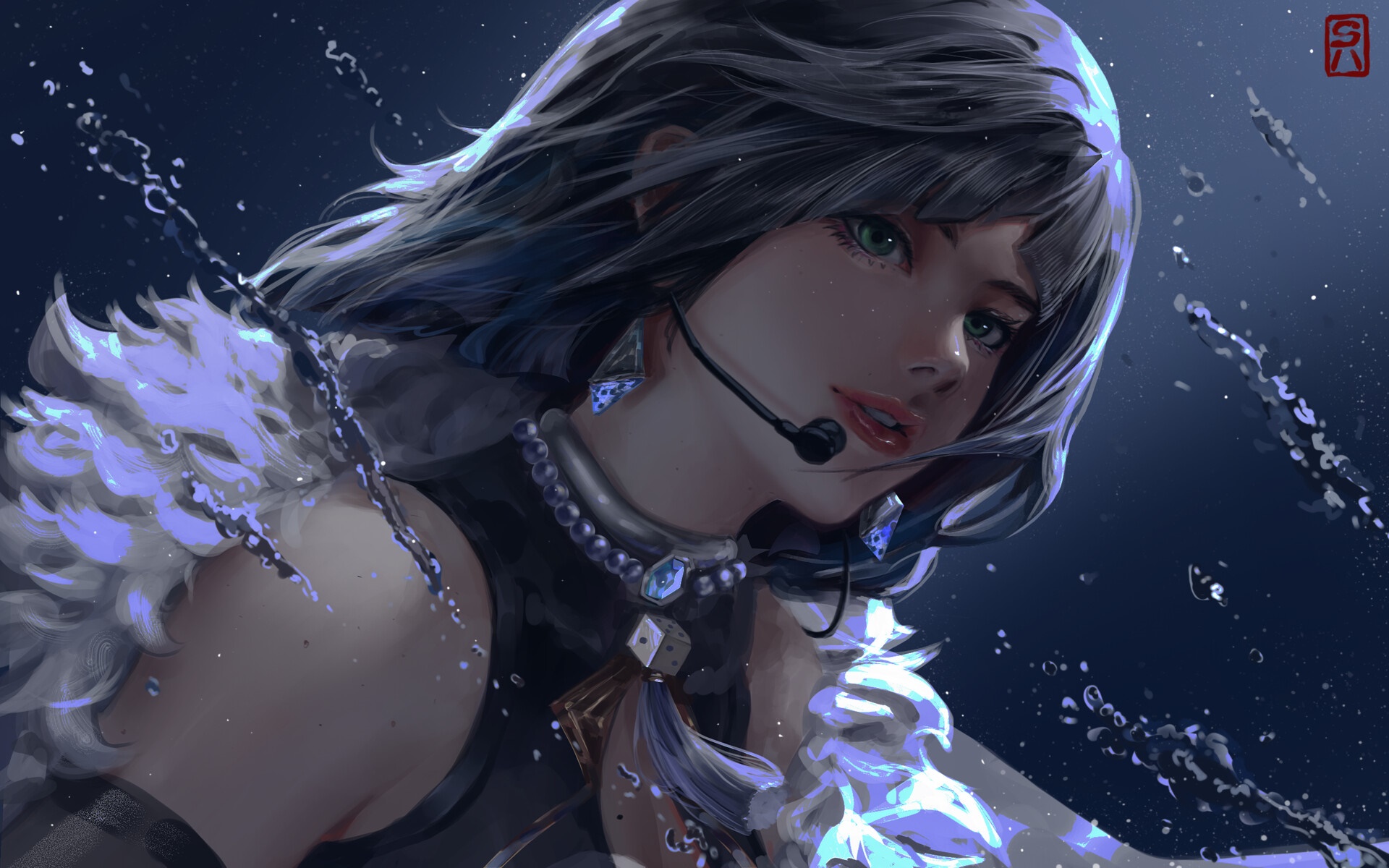 Yelan from Genshin Impact as an idol HD Wallpaper