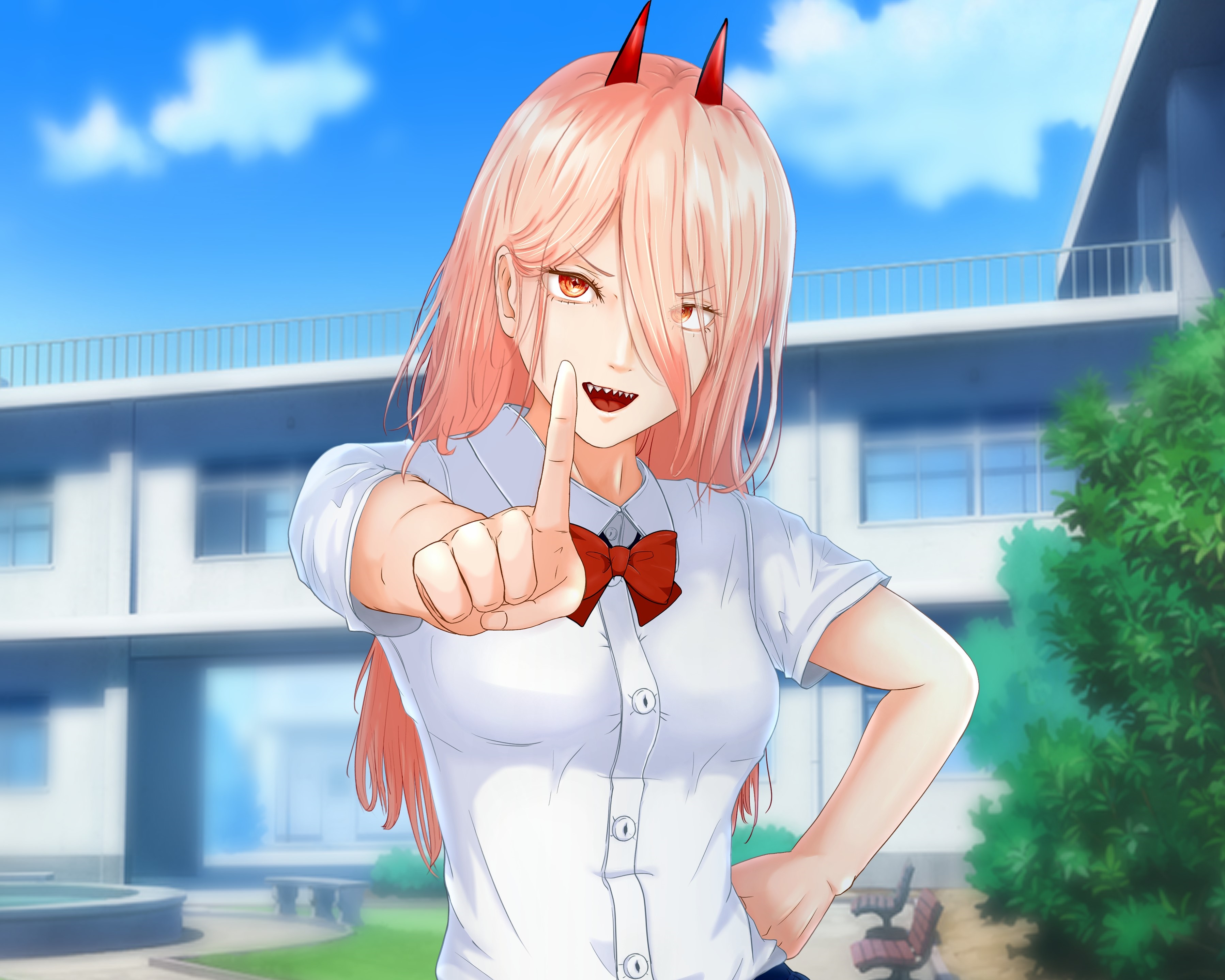 Power from Chainsaw Man HD Wallpaper