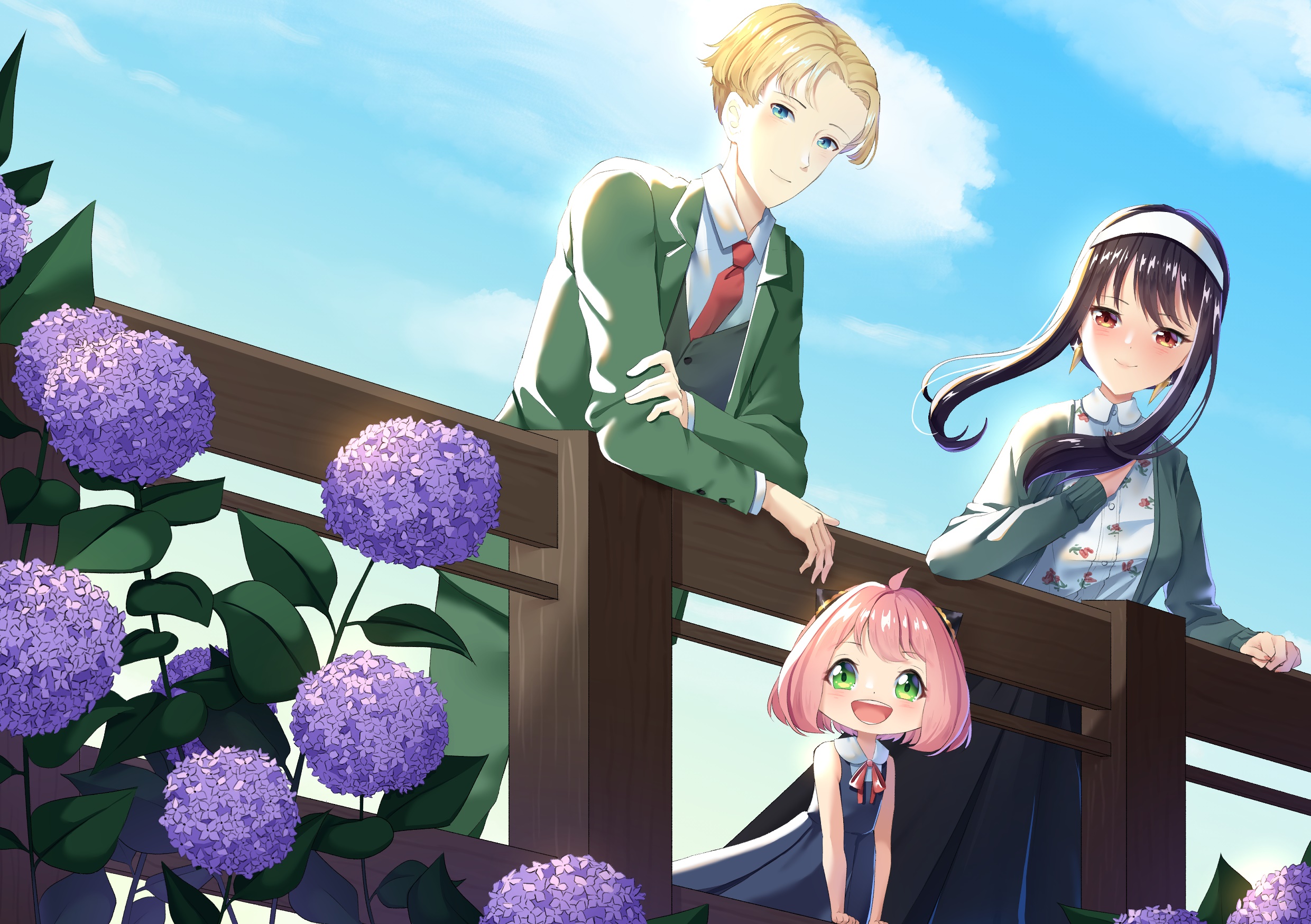 Anya, Yor, and Loid Forger from Spy X Family HD Wallpaper