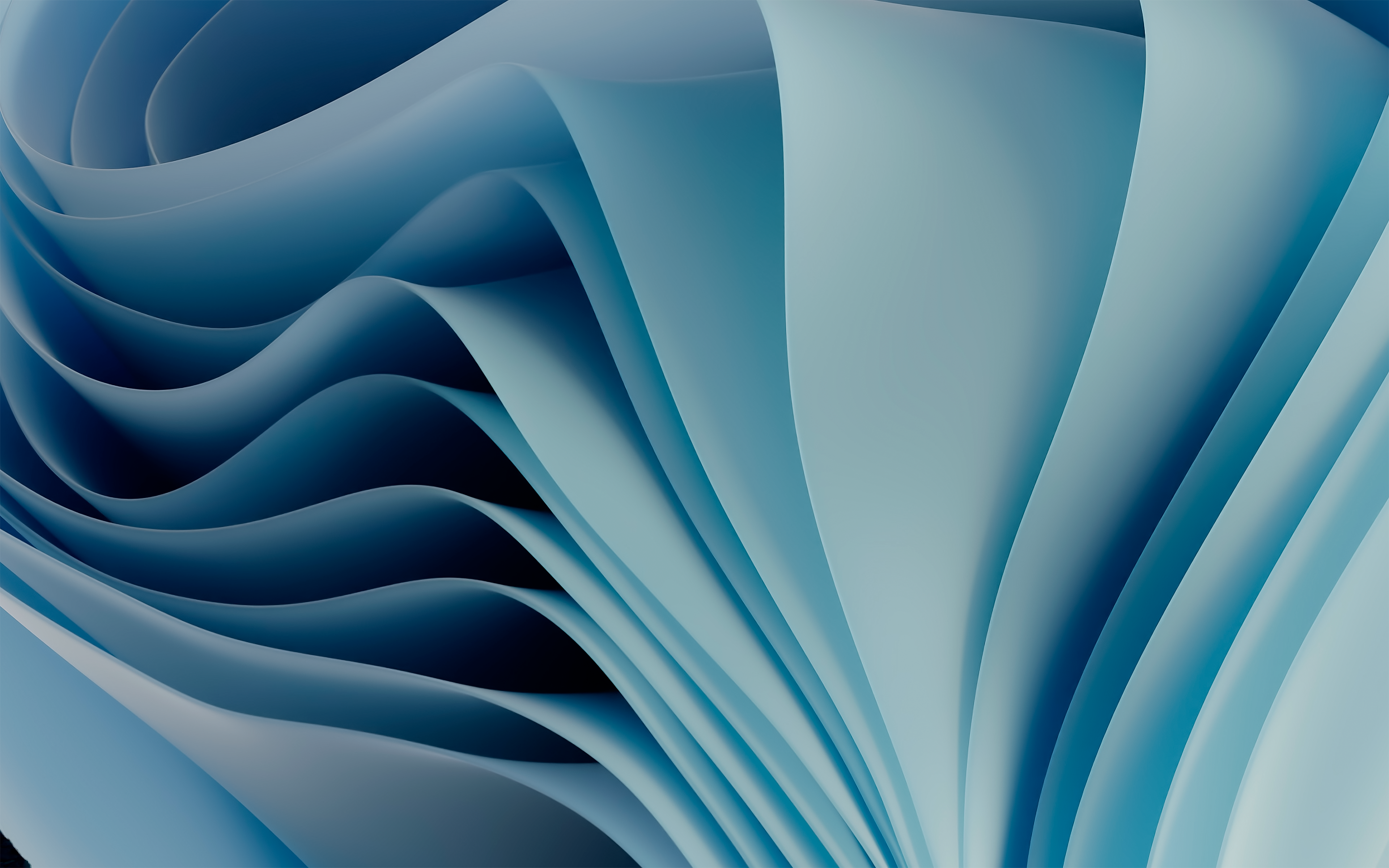 Abstract blue paper folds HD Wallpaper